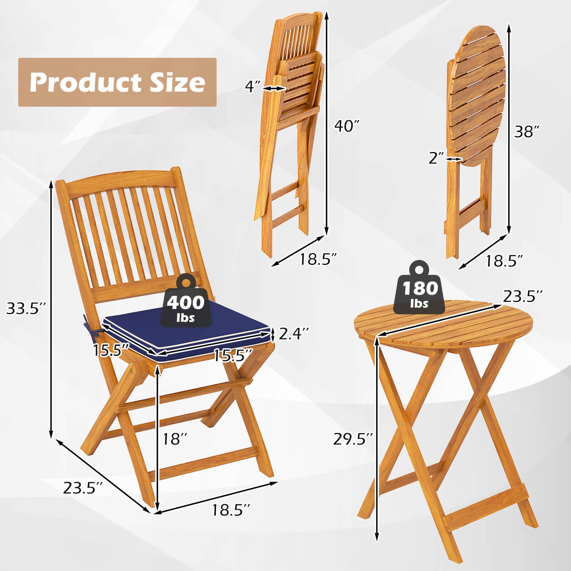 Costway HW65875NY Patio-Conversation-Sets - View #2