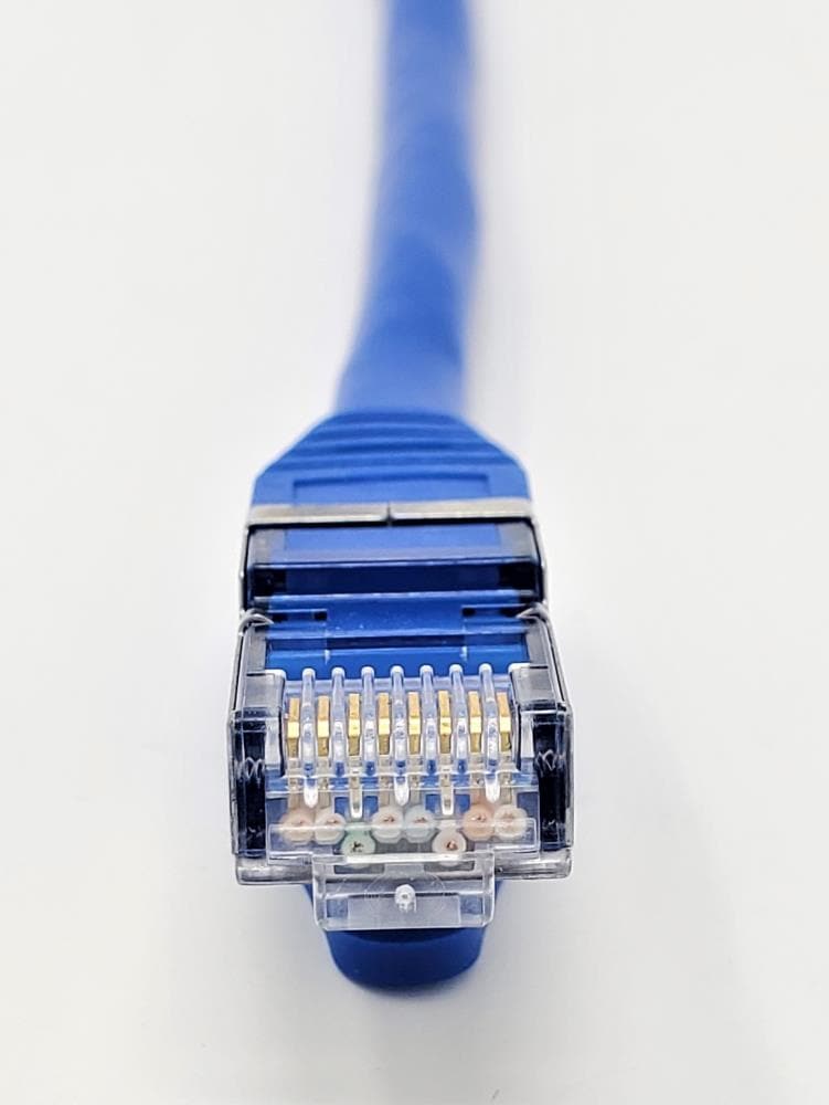 GE 50ft. Cat6 Ethernet Internet Cable, Blue