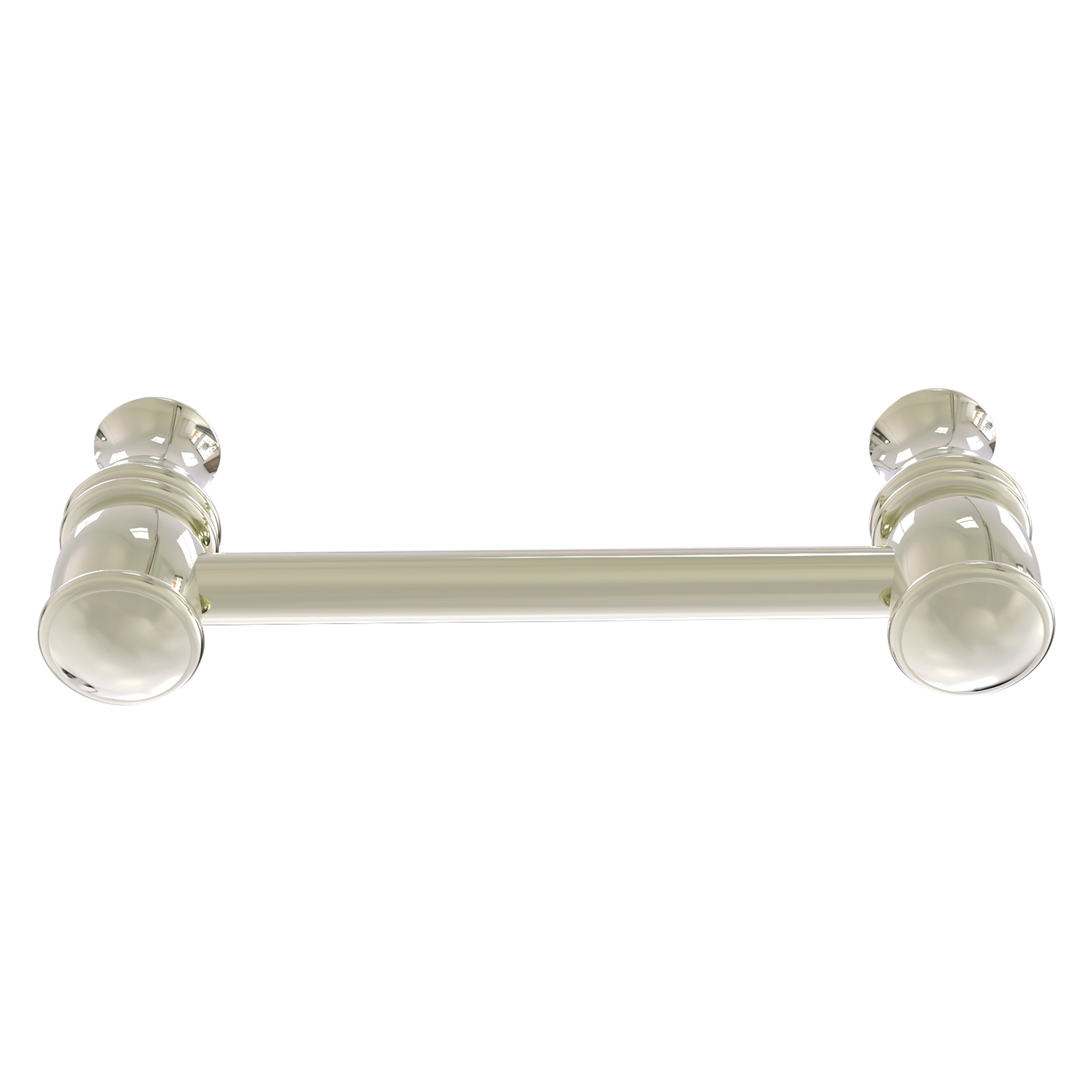 Allied Brass CL-30-4-PNI Carolina 4-in , 102mm Center to Center Polished Nickel Dual Mount Cylindrical Bar For Use on Appliances Drawer Pulls