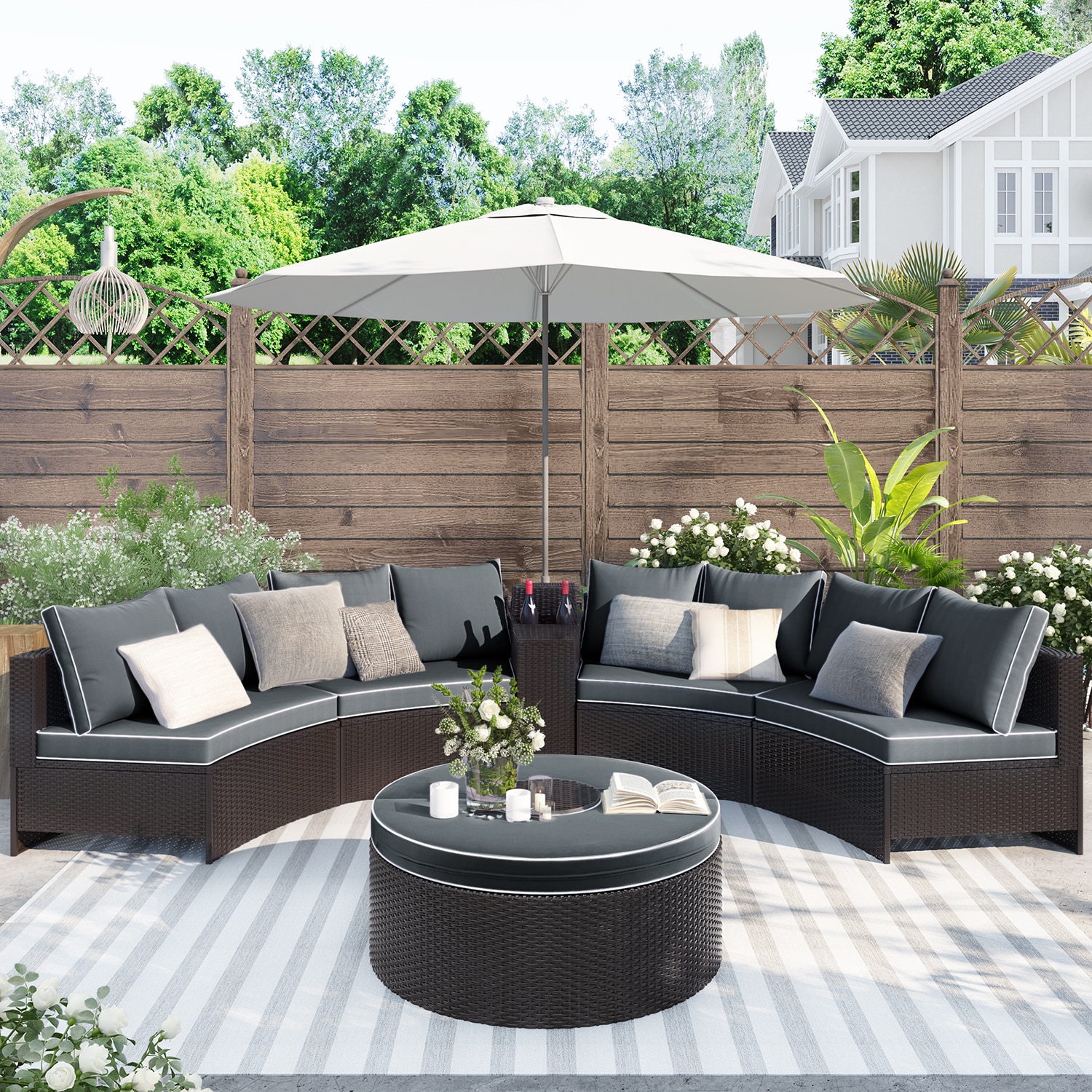 SINOFURN SYA020163BG Patio-Conversation-Sets - View #15