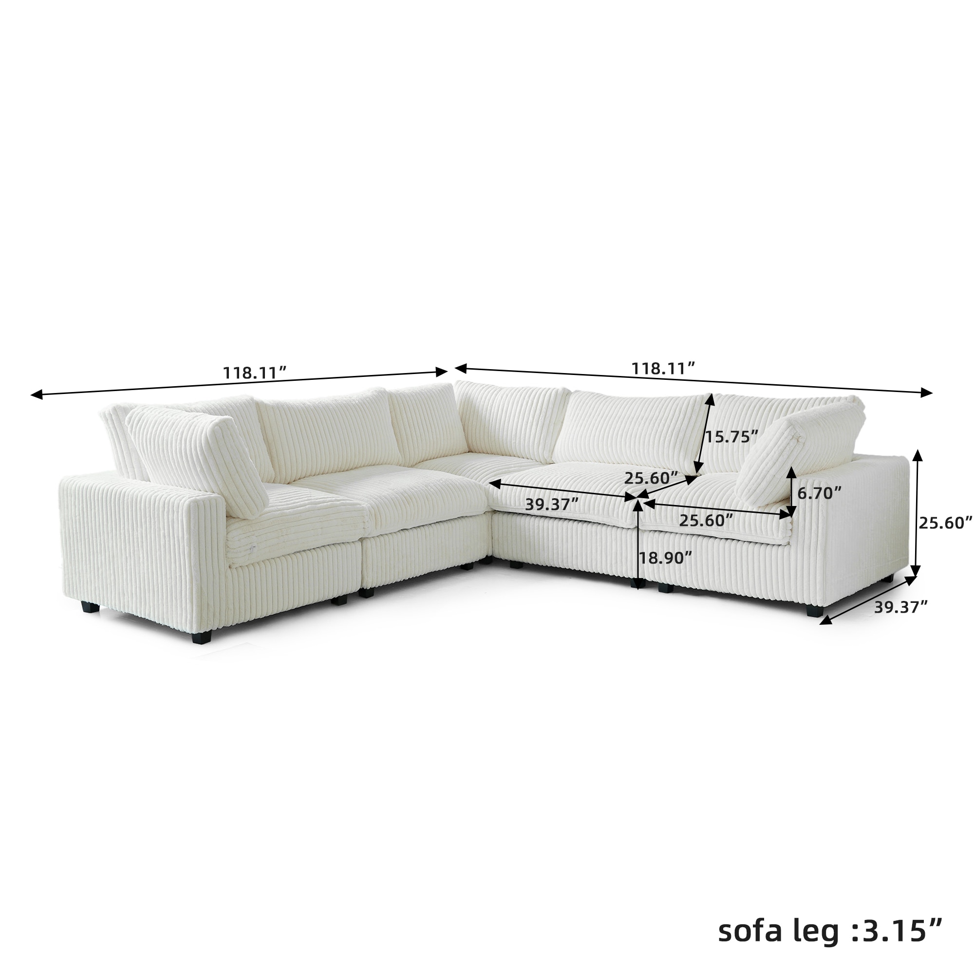 BuotiqHom DH-SF5-141BE Sofas-Loveseats - View #3