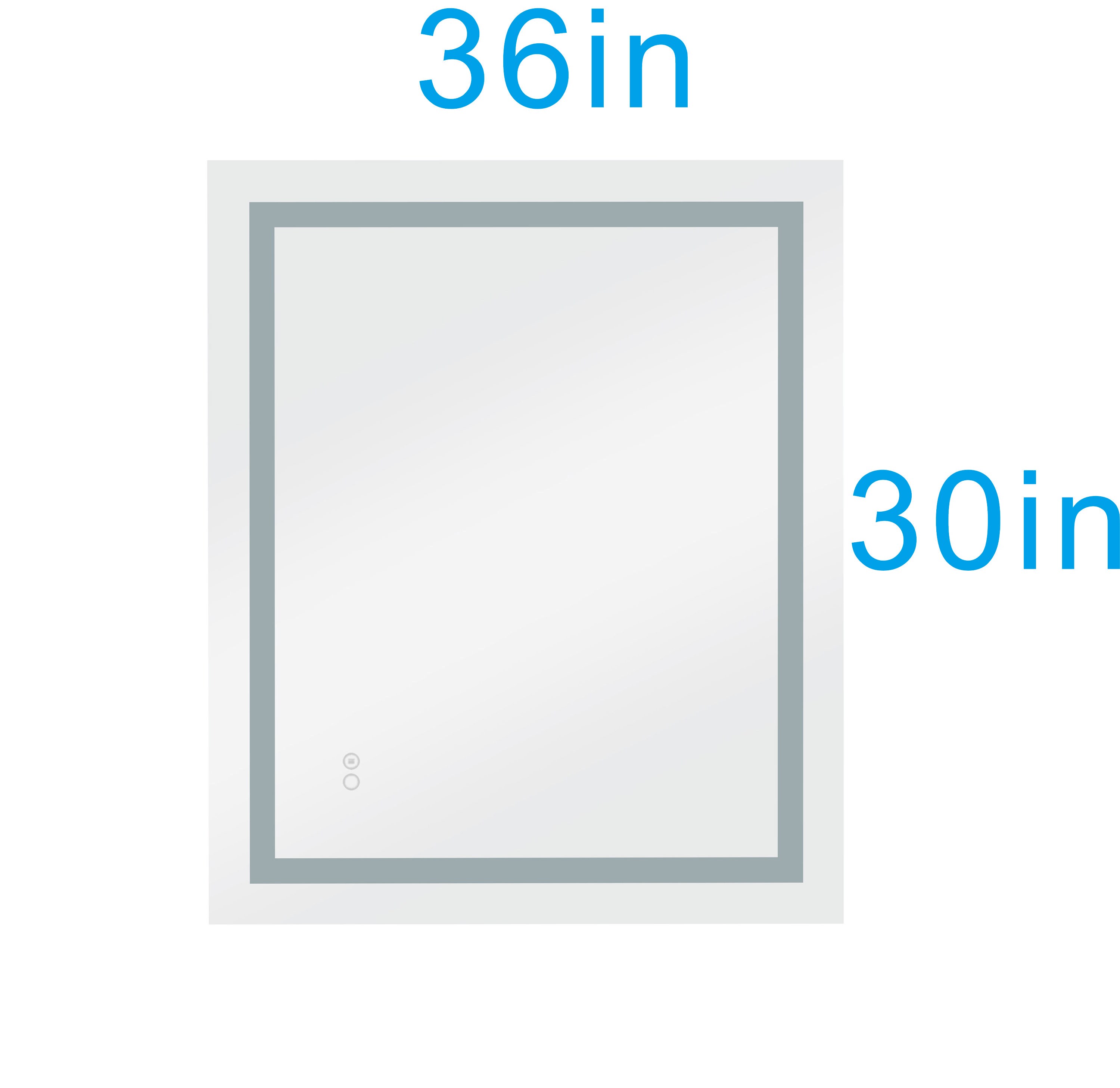 Vacolite KP-903DH Framed-Bath-Mirrors - View #3