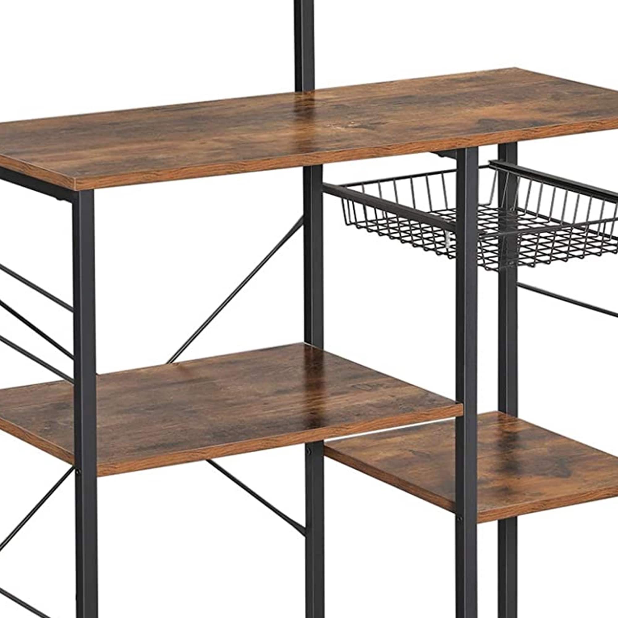 Benzara BM221272 Free-Standing-Shelving - View #4