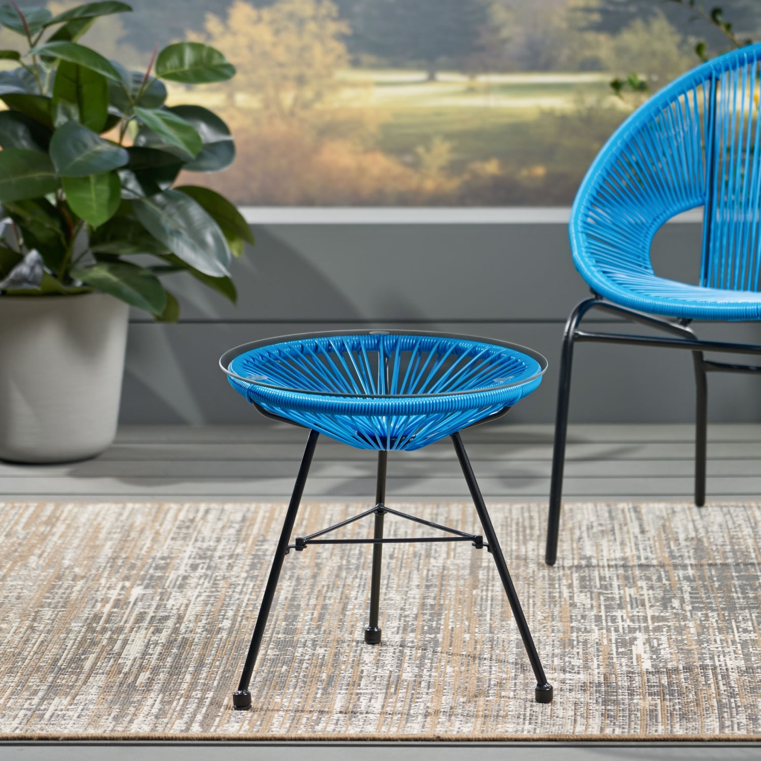 Streamdale Furniture 66627.00BLU Patio-Tables - View #4