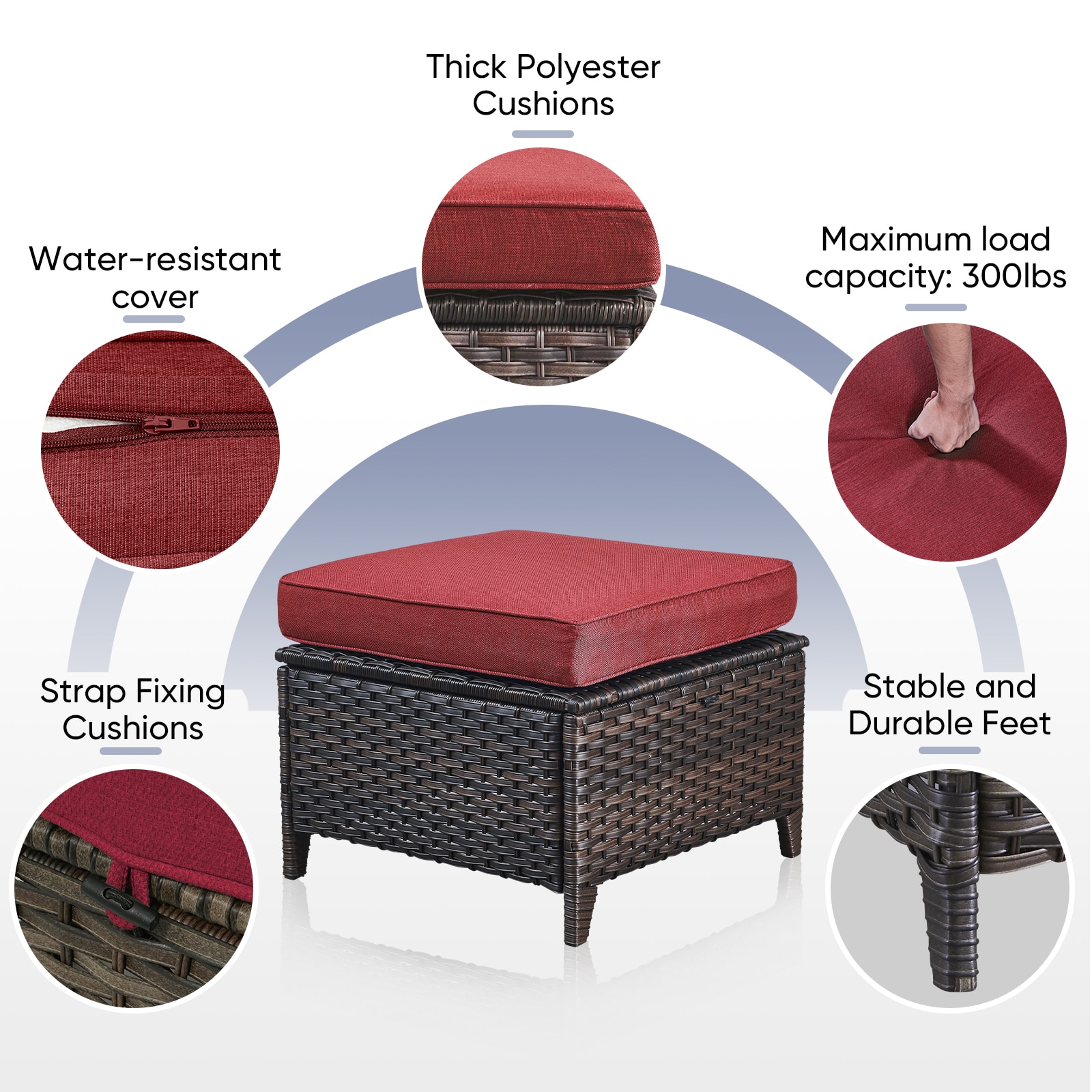Rilyson FS014-5 Stools-Ottomans - View #4