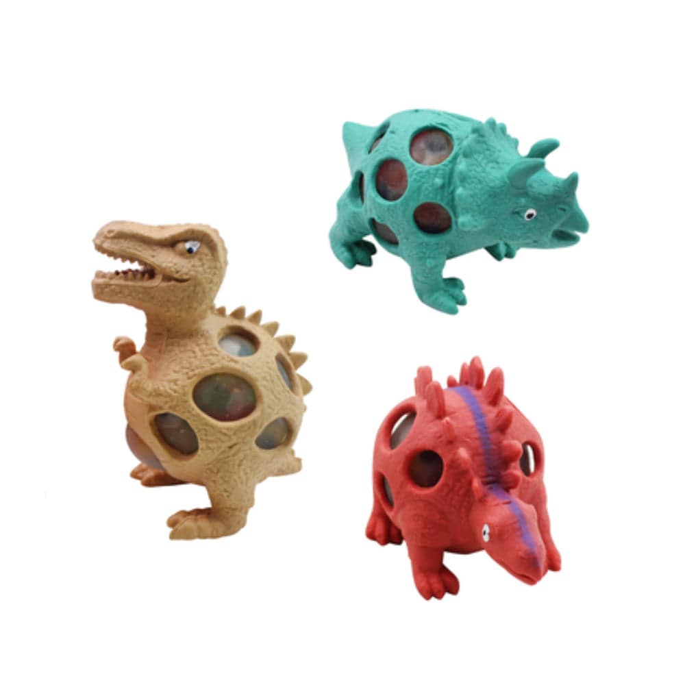 Diamond Visions Dinosaur Squish Balls Multicolored Pack of 12 in