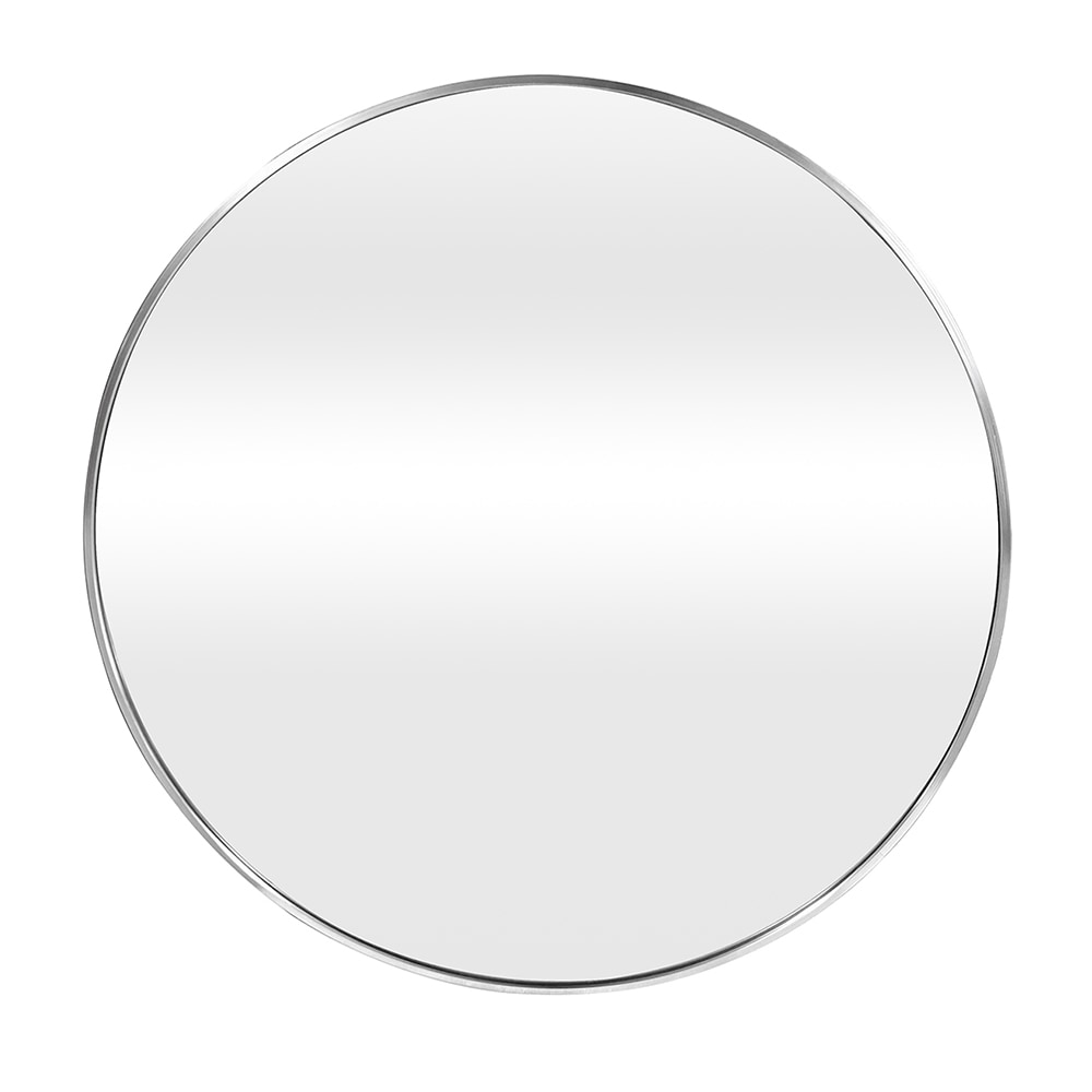 Origin 21 AL058-RS30 30-Inches W x 30.0-Inches H Round Silver Framed Wall Mirror