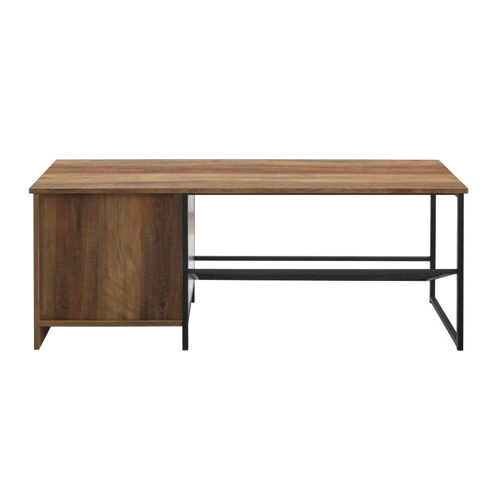 Industrial Rustic Oak Accent Bench at Lowes.com