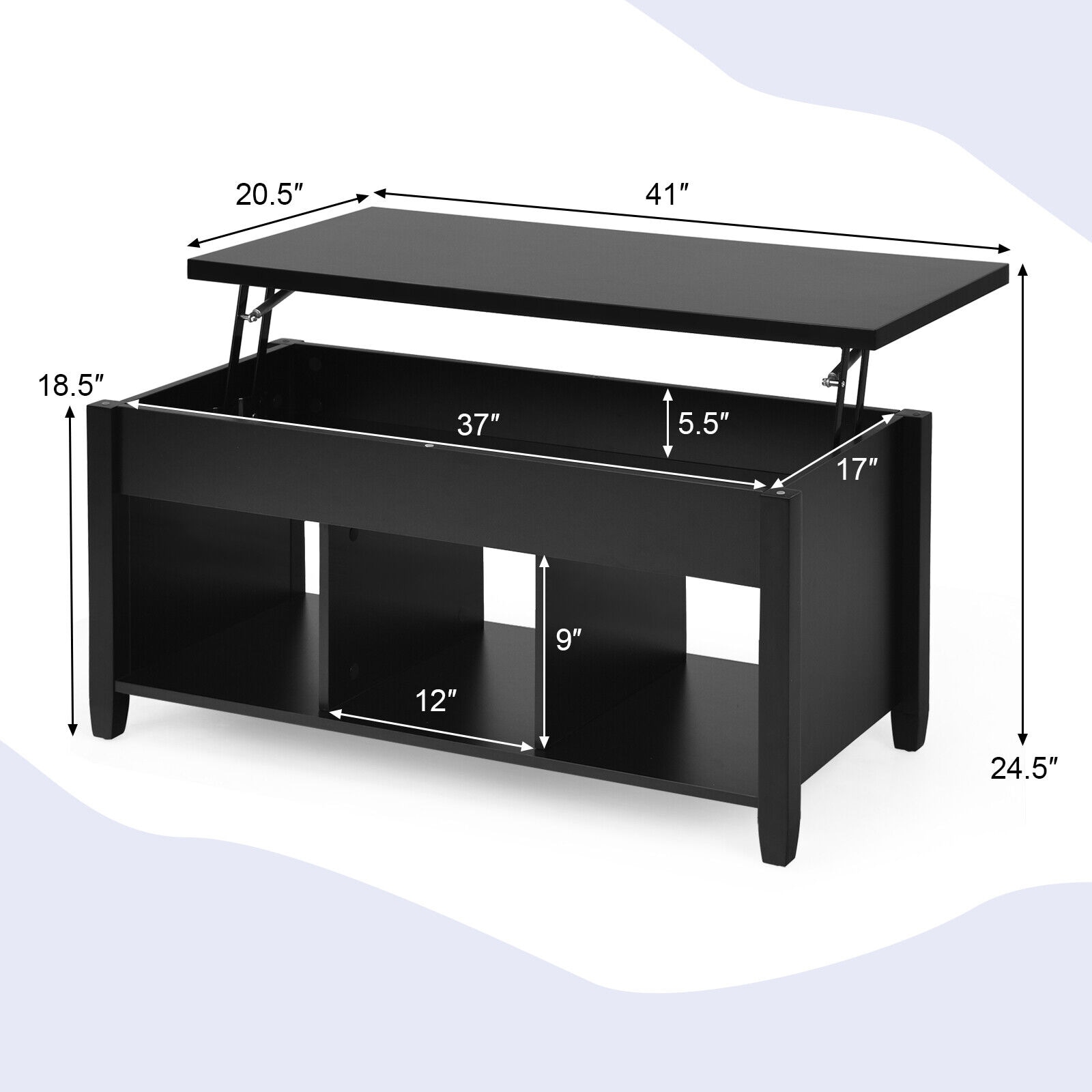 Slickblue D-CO-KB61756WH Coffee-Tables - View #7