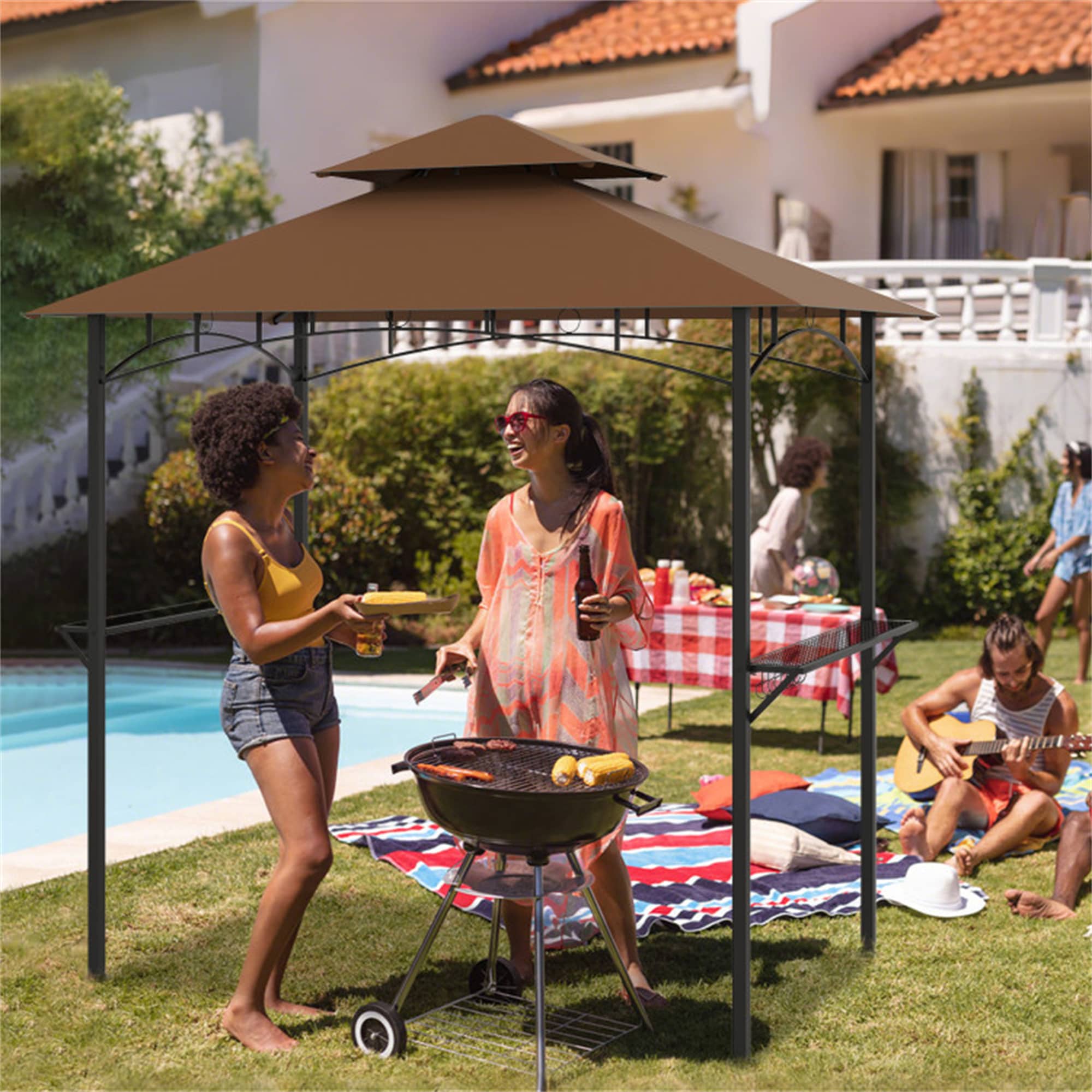 BABOOM BOM-0835BE-CO Wood-Resin-Gazebos - View #4