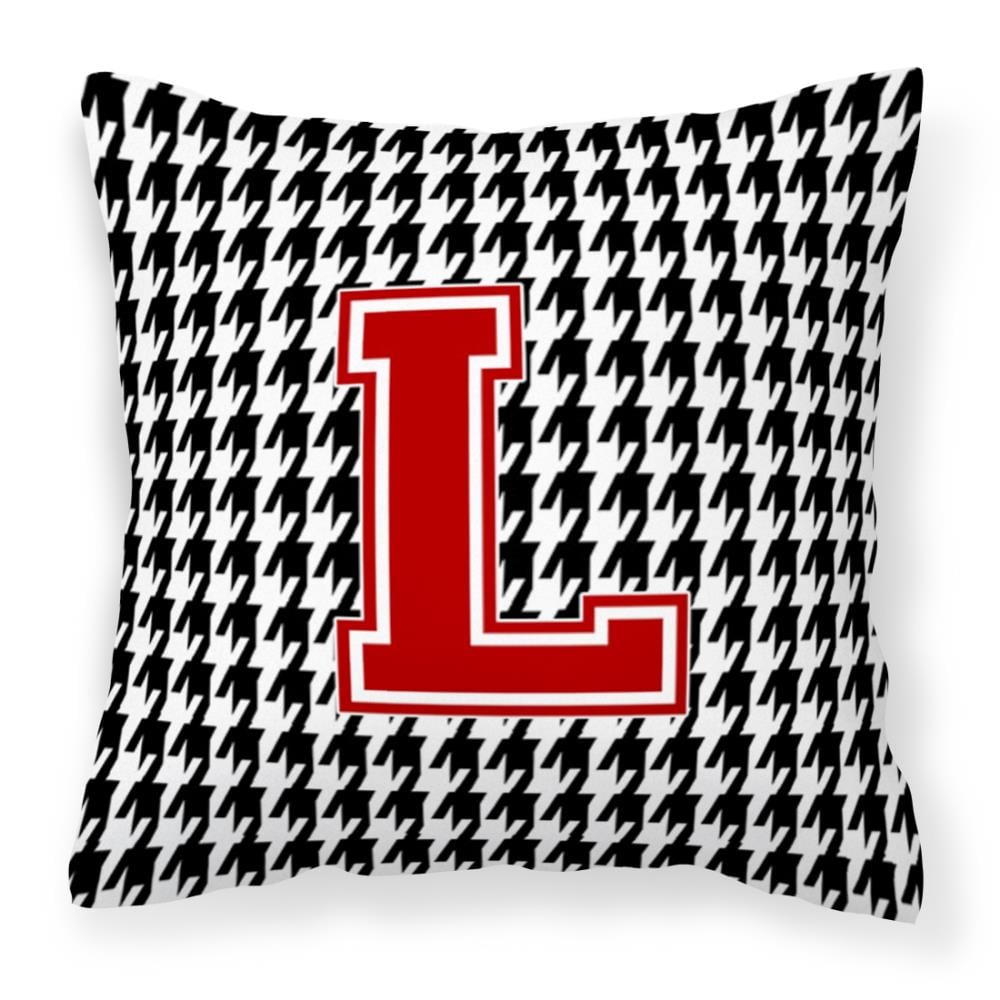 Caroline's Treasures CJ1021-LPW1414 Graphic Print Multicolor Square Monogram Throw Pillow
