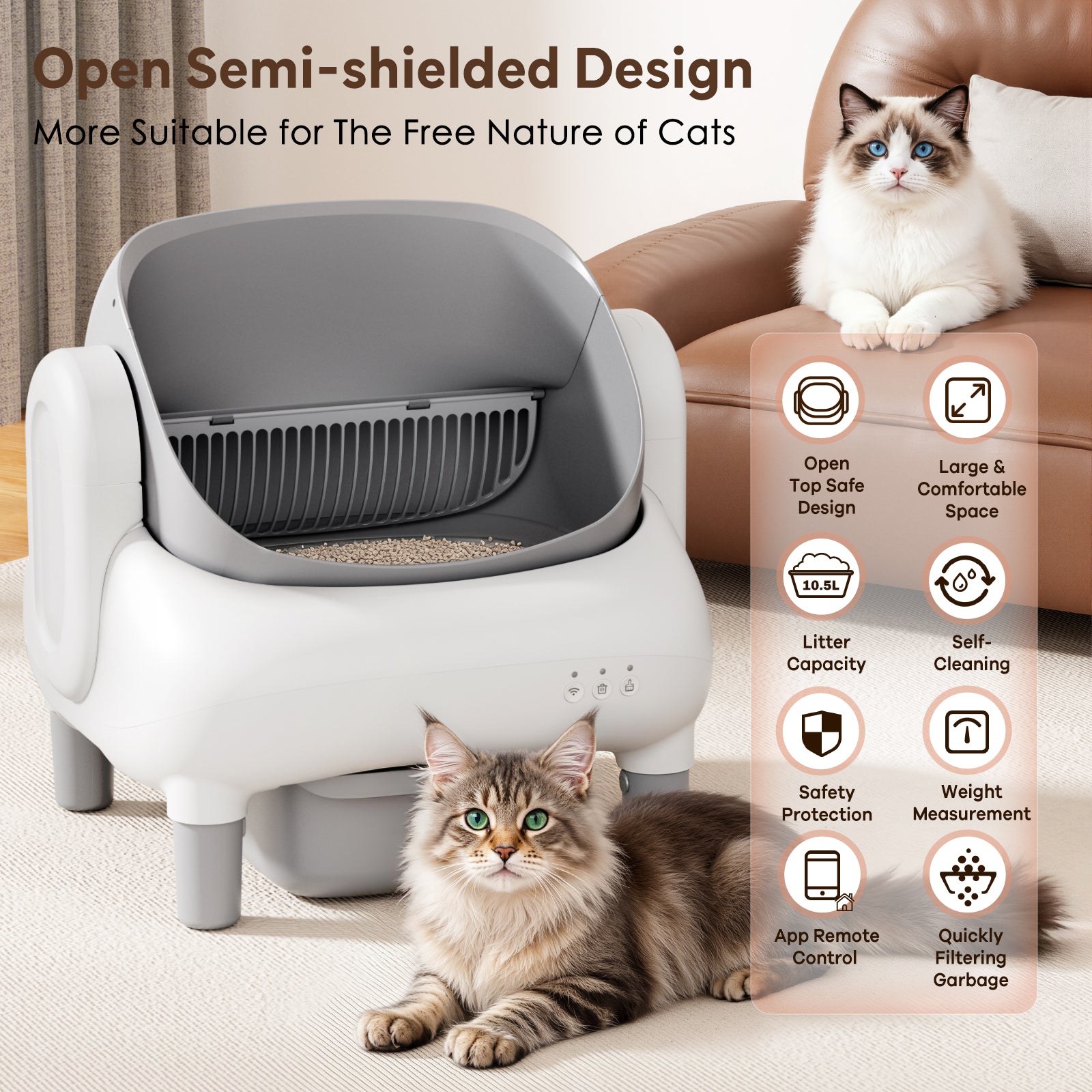 Cumrige SKU002450 Cat-Litter-Box - View #5