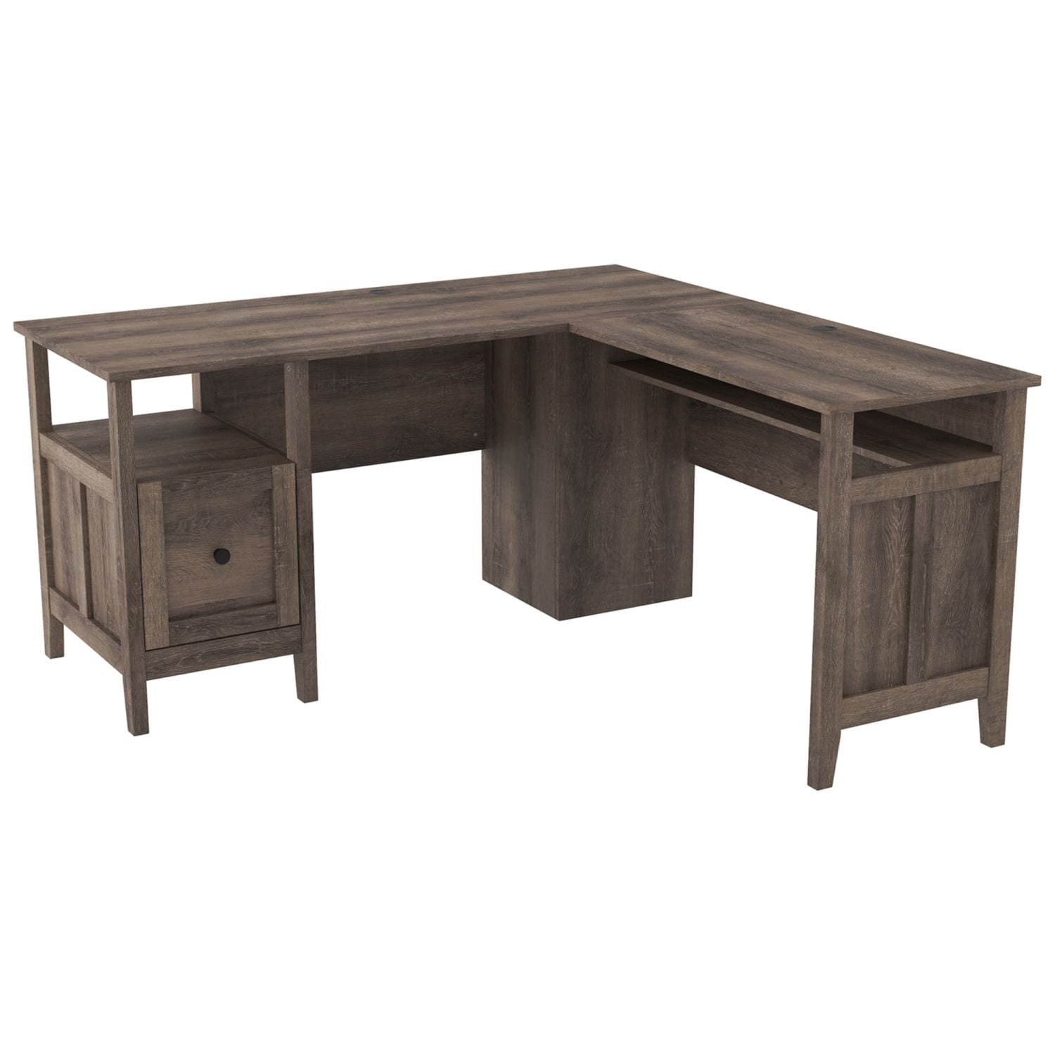 JASMODER B034S00007 Ashley Arlenbry 2-Piece Contemporary Home Office Desk