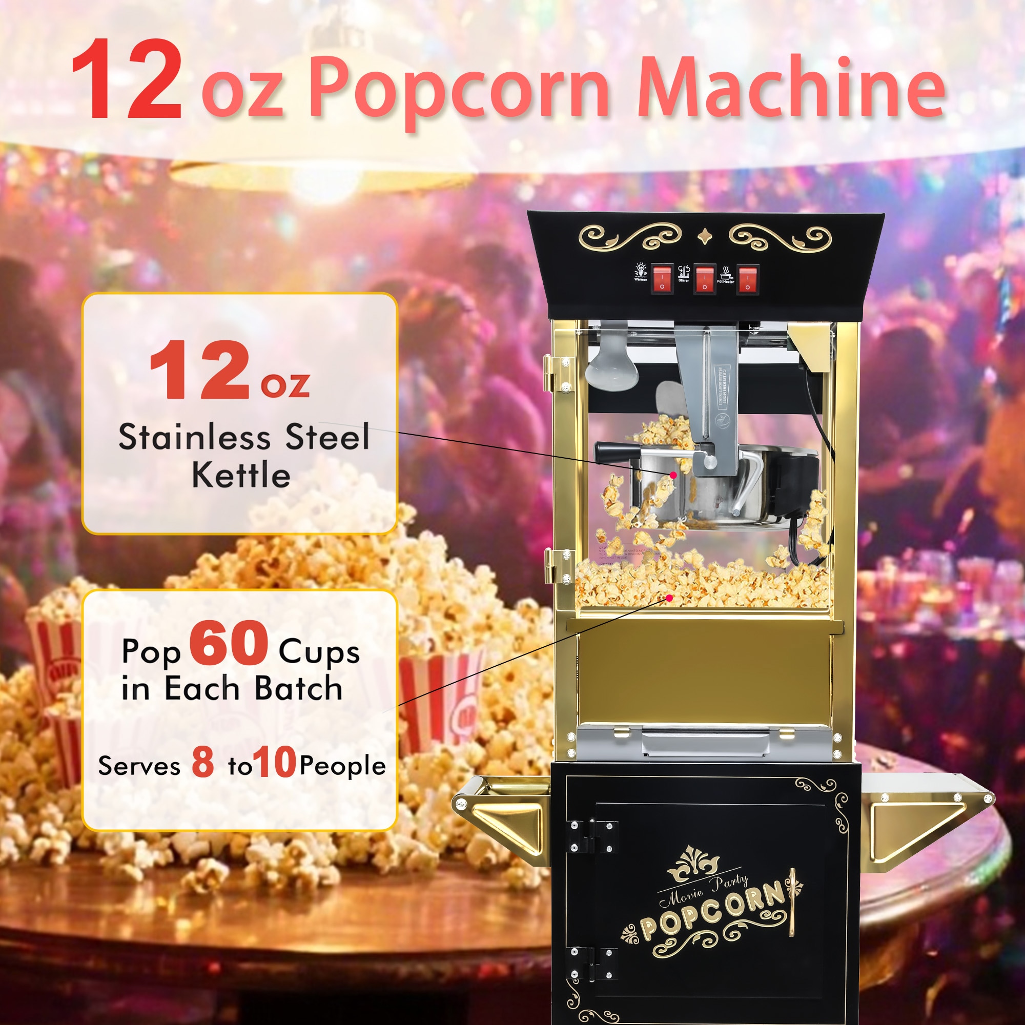 Dexmalle W2841P272027 Popcorn-Makers - View #4