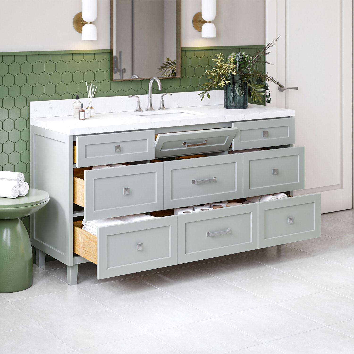 ARIEL B66-BC-GRY vanities - View #3