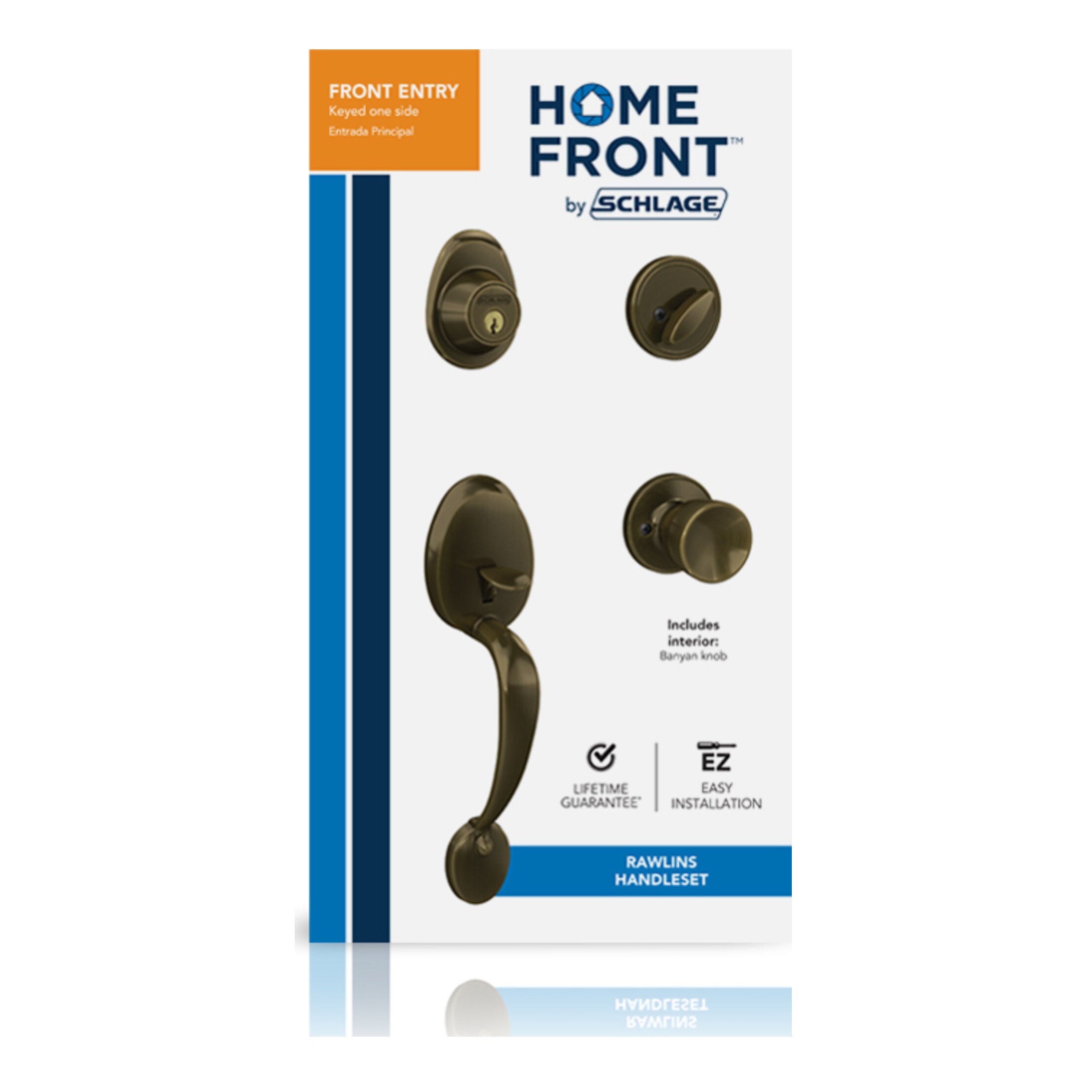 Home Front by Schlage UH60 G RWL 609 BAN handlesets - View #6