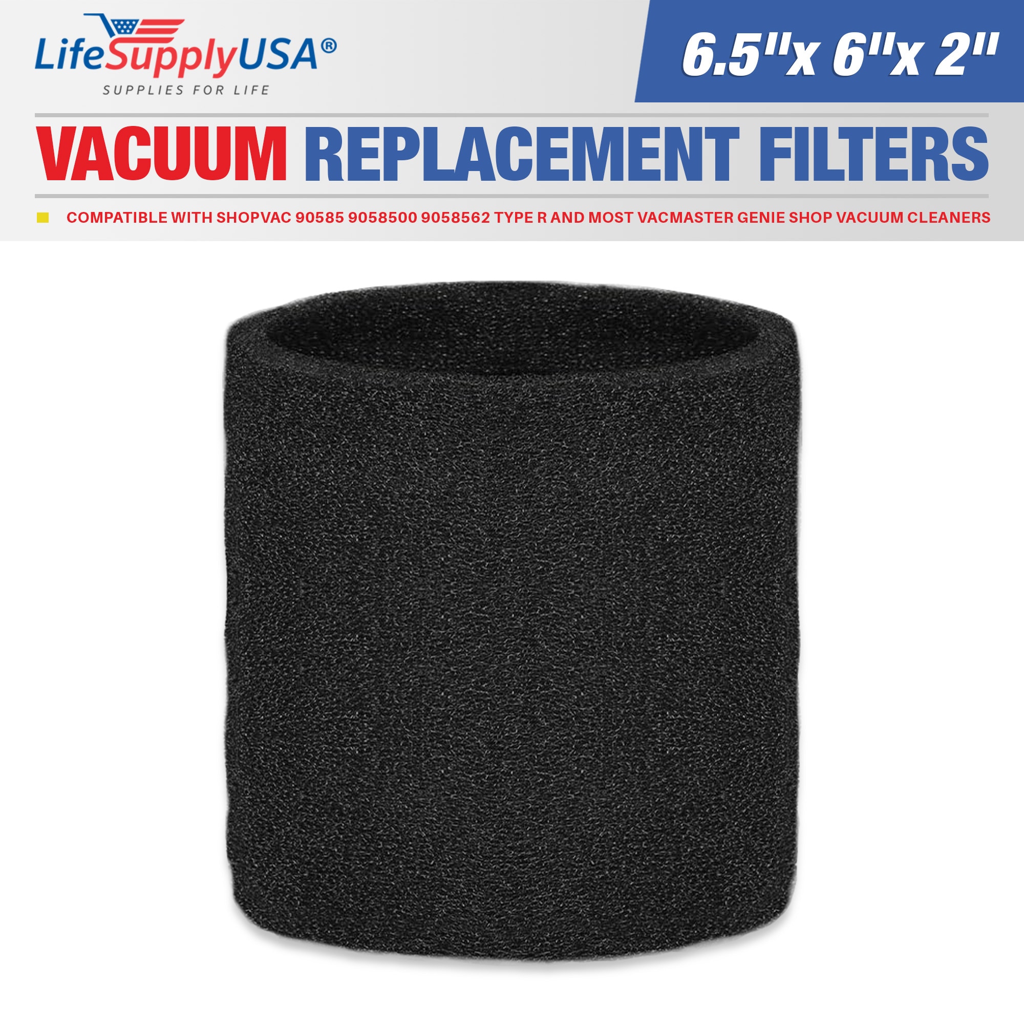 LifeSupplyUSA ER314-HD 4-Inches W x 9-Inches H x 16.75-Inches L Electrolux Brisa EF100 True HEPA Air Purifier Filter