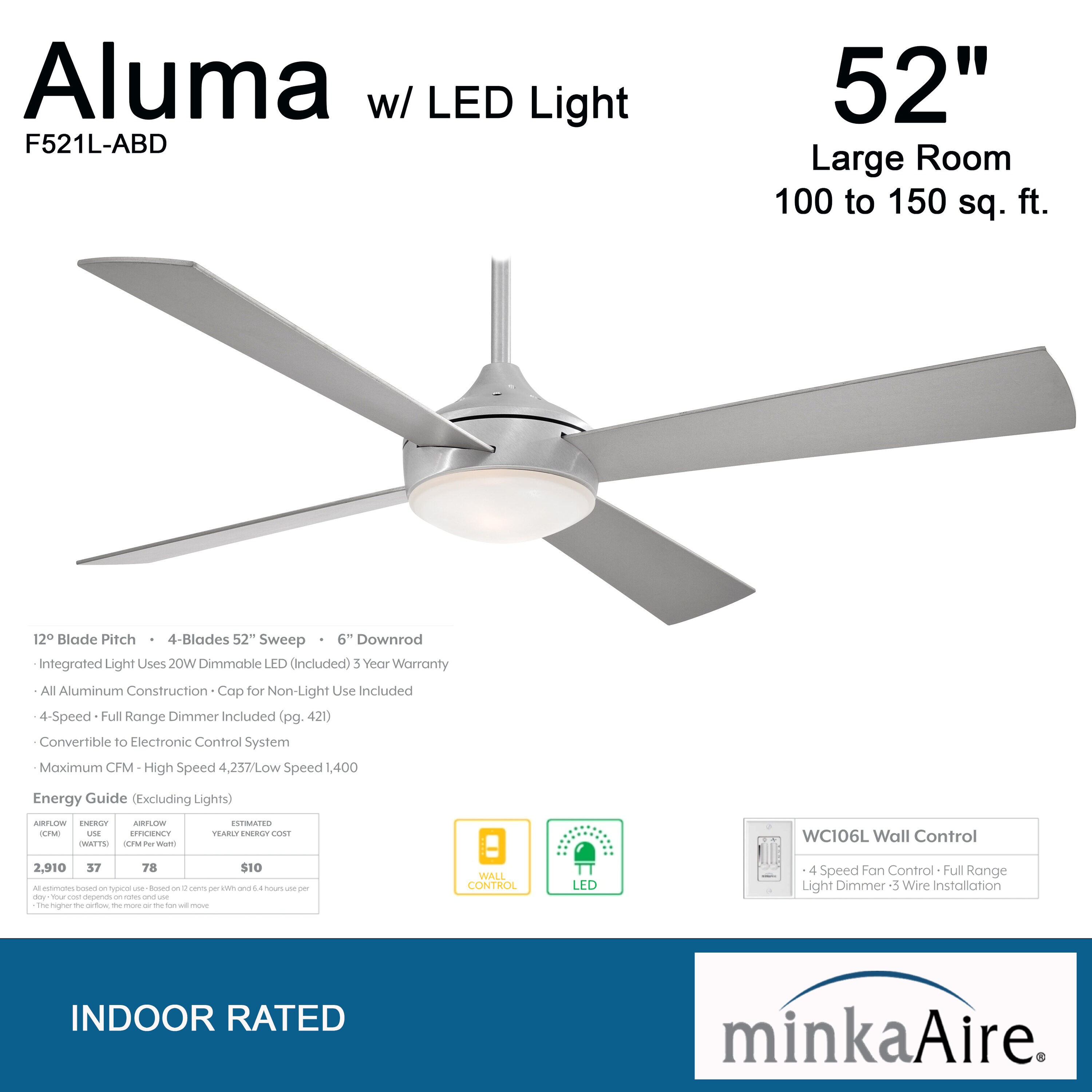 Minka Aire F521L-ABD Ceiling-Fans - View #3