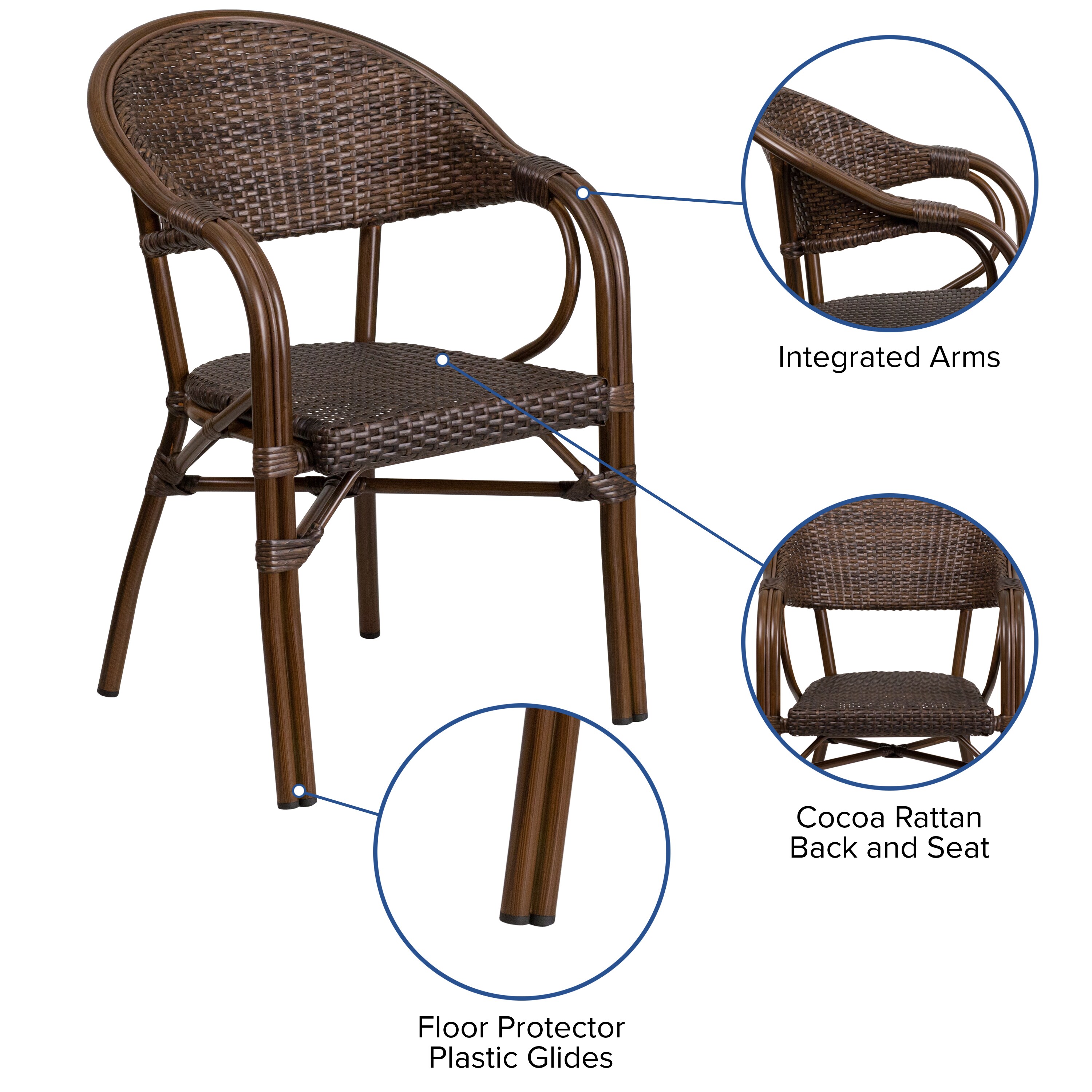 Flash Furniture 889142206262 Patio-Chairs - View #4