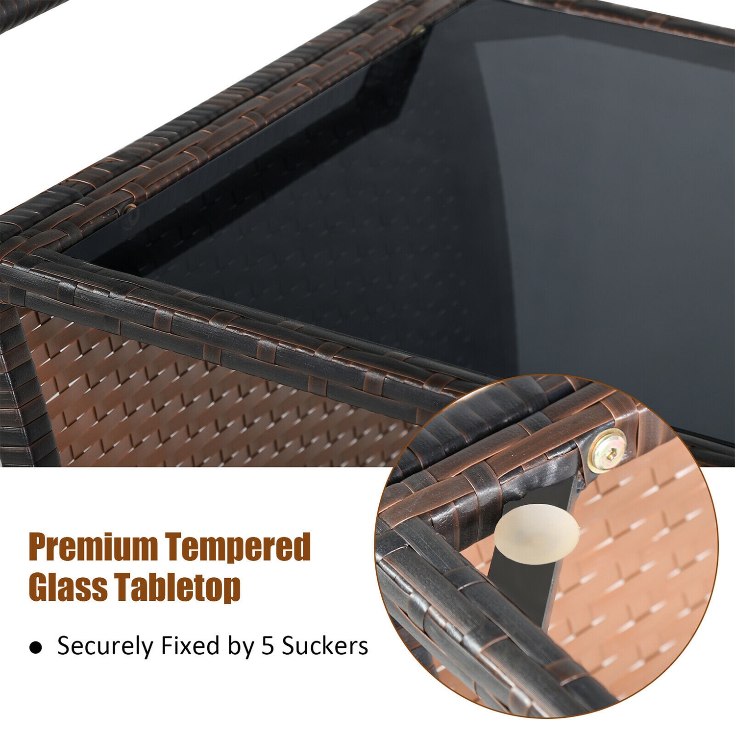 WELLFOR OUG67182 Patio-Tables - View #4
