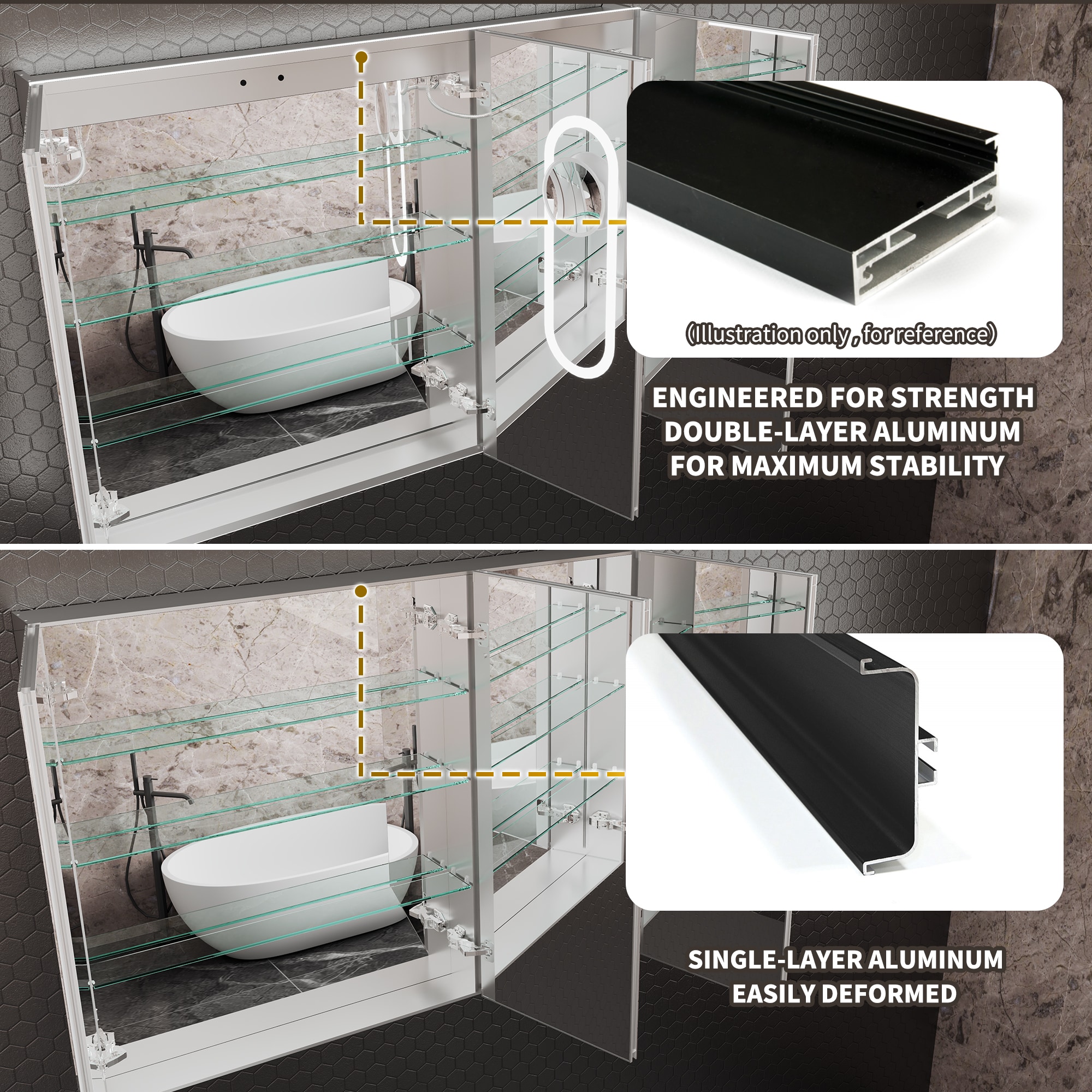 AAZJ JDEX-MC663611QX Bathroom-Medicine-Cabinets - View #11