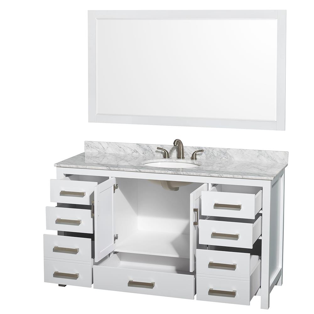 Wyndham Collection WCS141460SWHCMUNOM58 Bath-Vanity-Combo - View #2