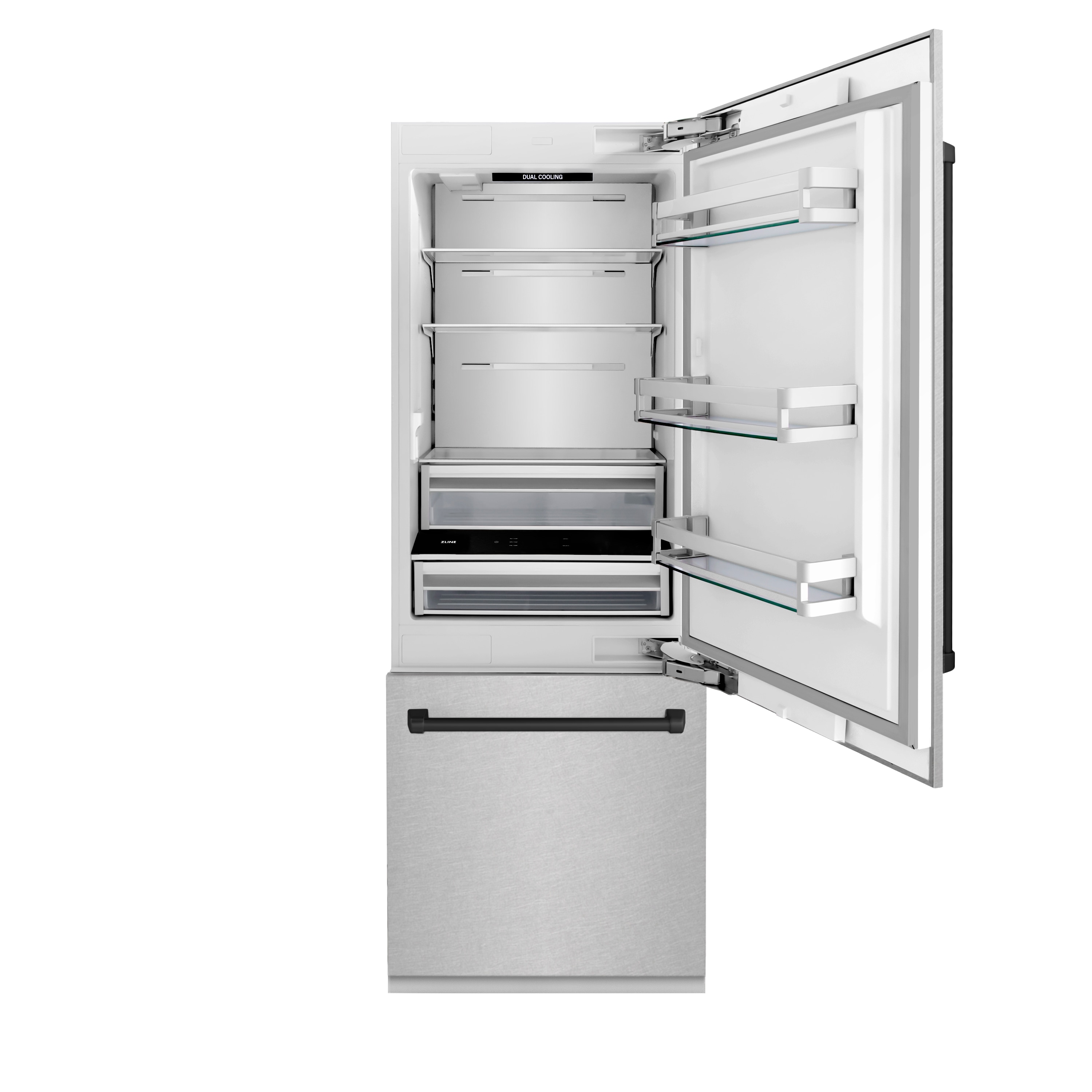 ZLINE KITCHEN & BATH RBIVZ-SN-30-MB Bottom-Freezer-Refrigerators - View #3