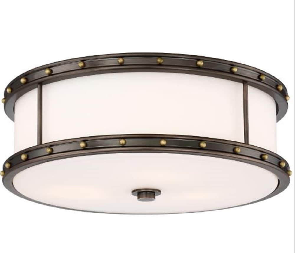 Minka Lavery 827-103-L Lavery 1 -Light 15.5-in Multiple finishes Multiple colors/finishes Integrated LED Flush Mount Light