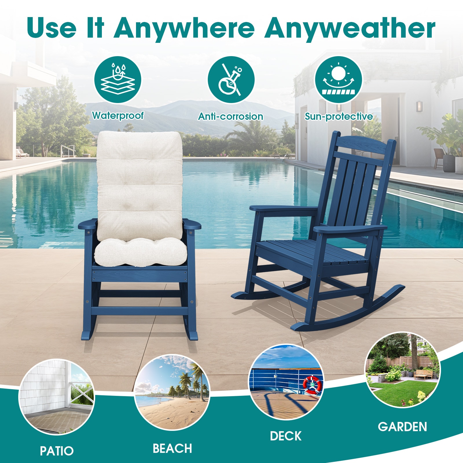 JEAREY 03YY-DZ-NB Patio-Chairs - View #8