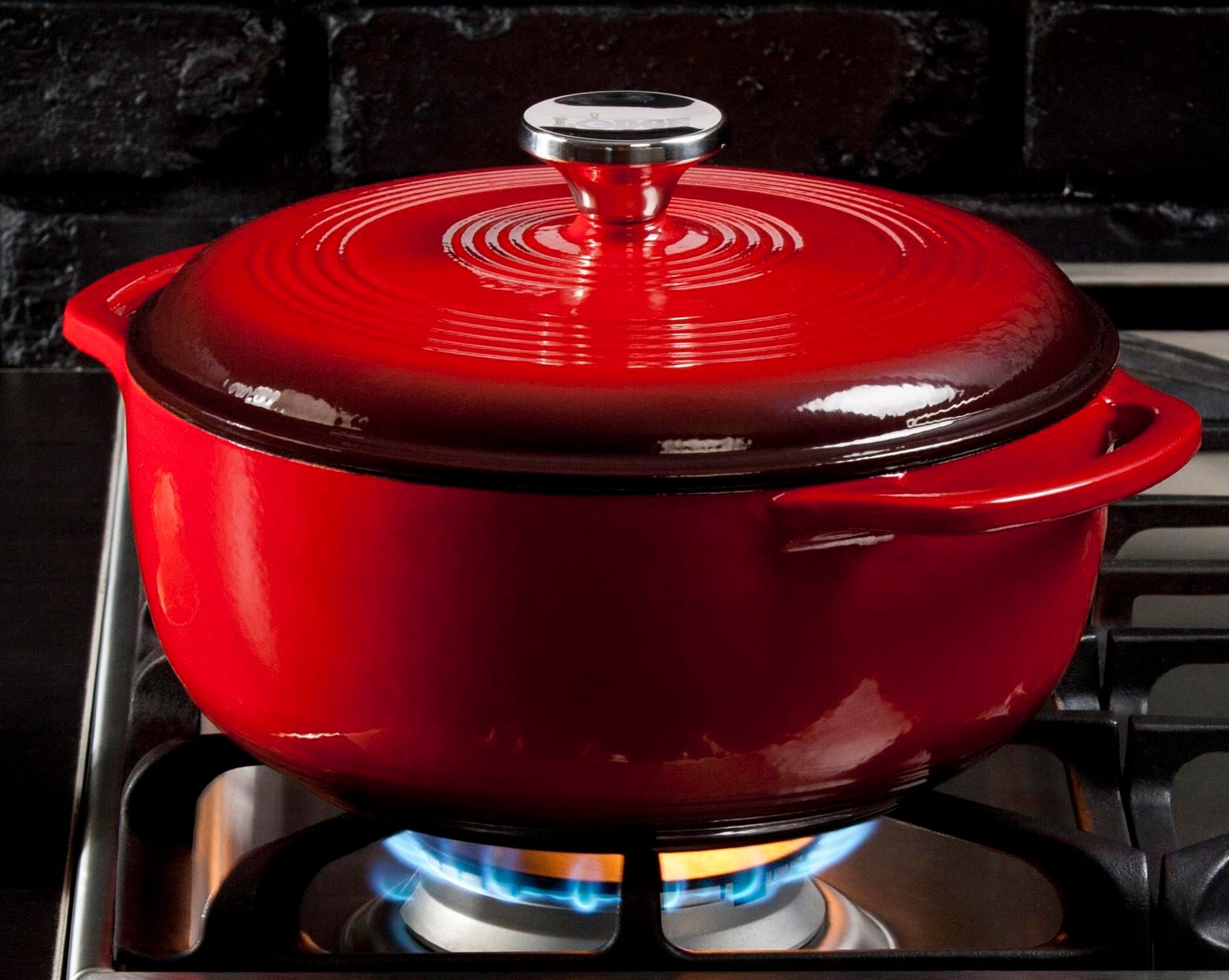 Lodge® 1.5 Quart Red Enameled Cast Iron Dutch Oven