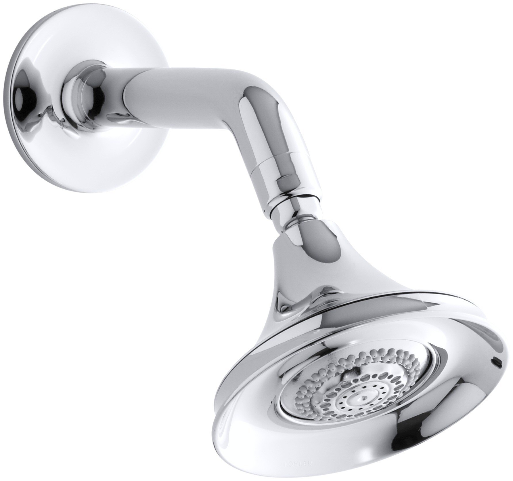 KOHLER Symbol Polished Chrome Fixed Showerhead Shower Head (2.5-GPM (9. ...