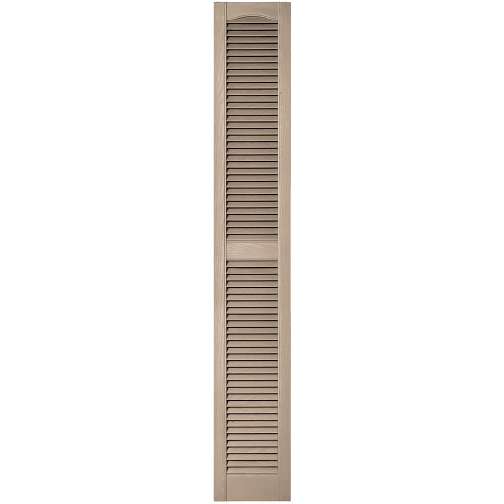 Vantage V1711275023 12-in W x 74.875-in H Wicker Exterior Shutters