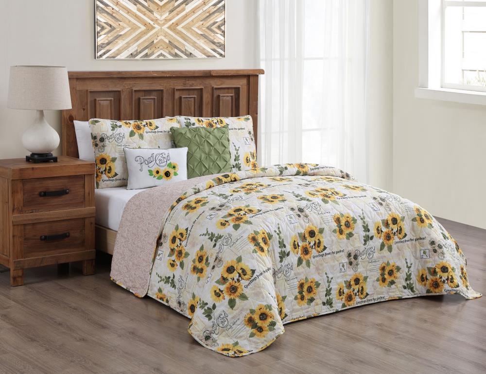 Shop Kasey 5 Piece Reversible Comforter Set Aqua, Comforters & Blankets