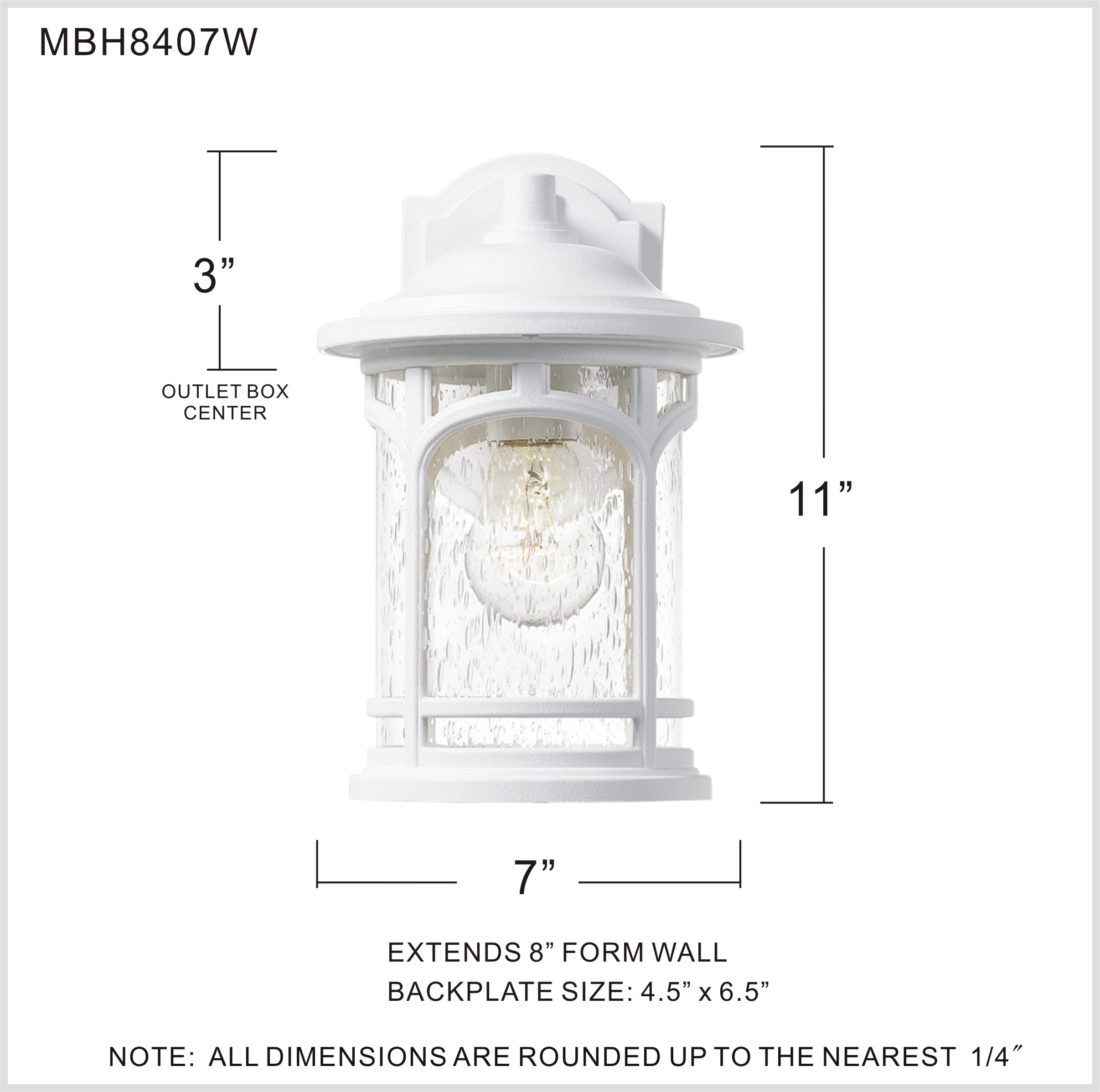 Quoizel MBH8407W Outdoor-Wall-Lighting - View #6