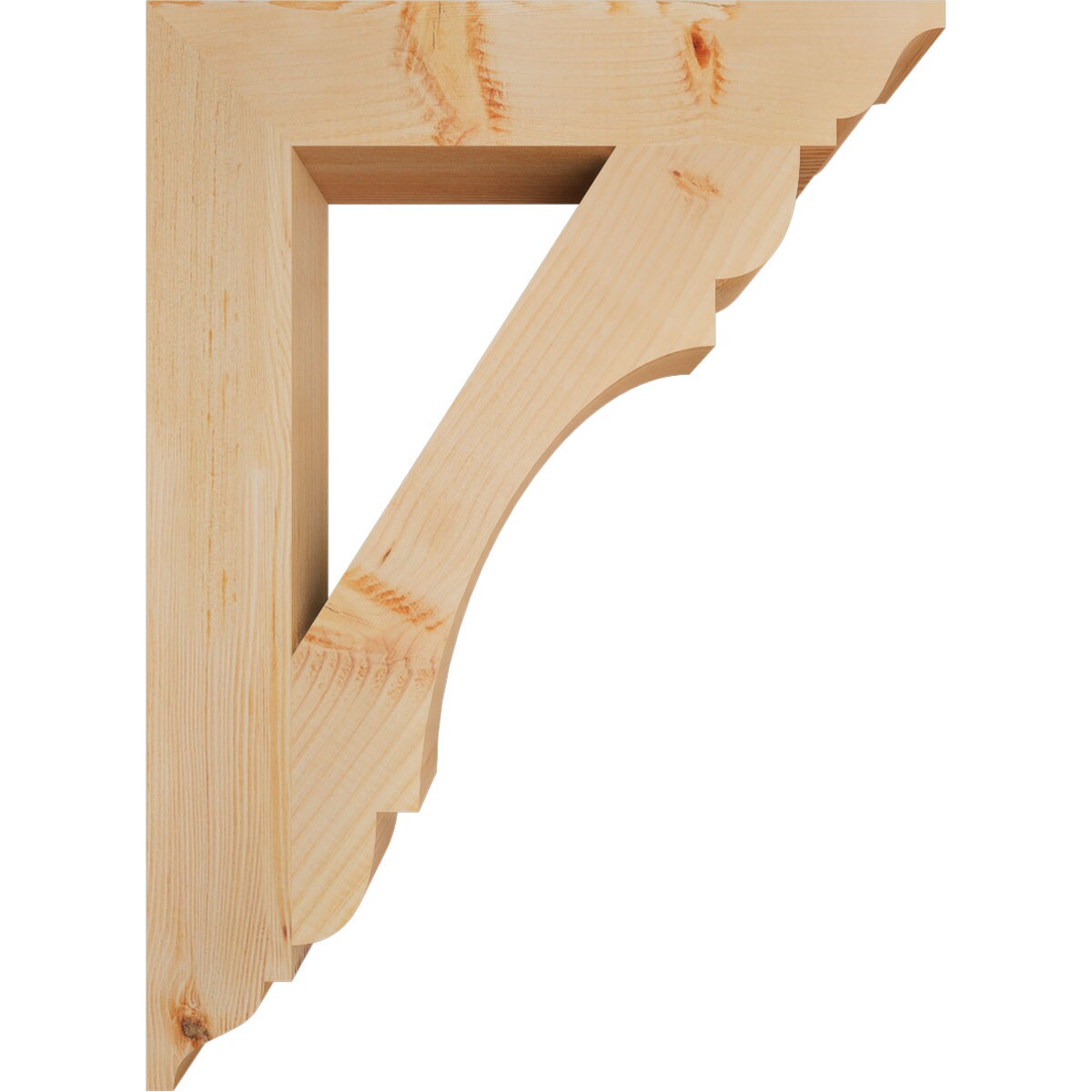 Ekena Millwork BKT04X22X30OLY01SDF Exterior-Brackets-Braces - View #3