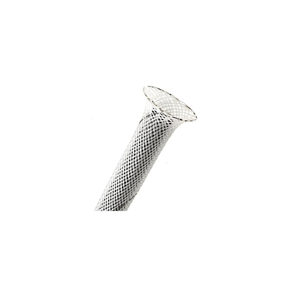 Techflex TCNCD332795  HT9W-50-WE 2 in. x 50 ft. Halar Expandable Tubing- White