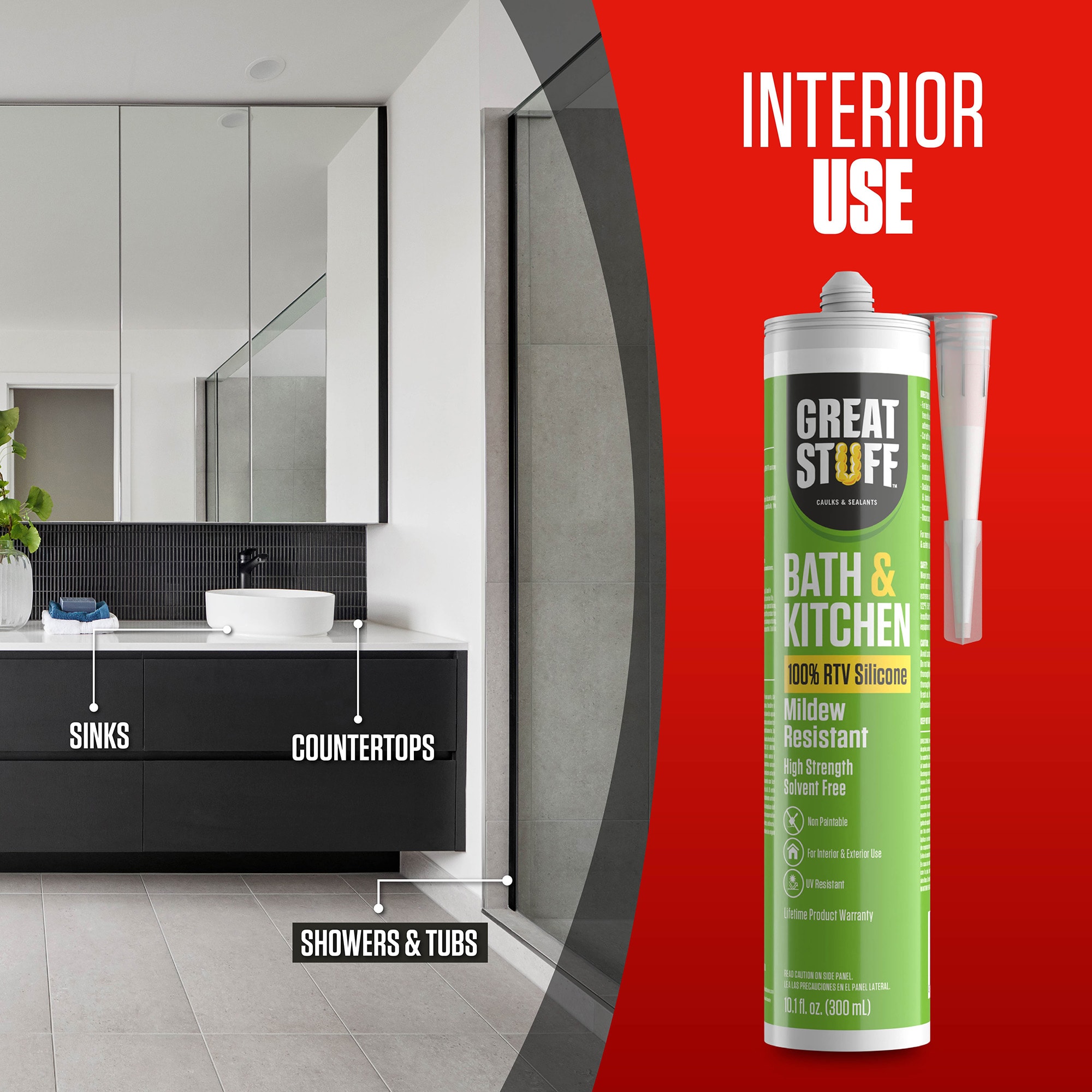 GREAT STUFF 99BATH3004X03 caulking - View #4