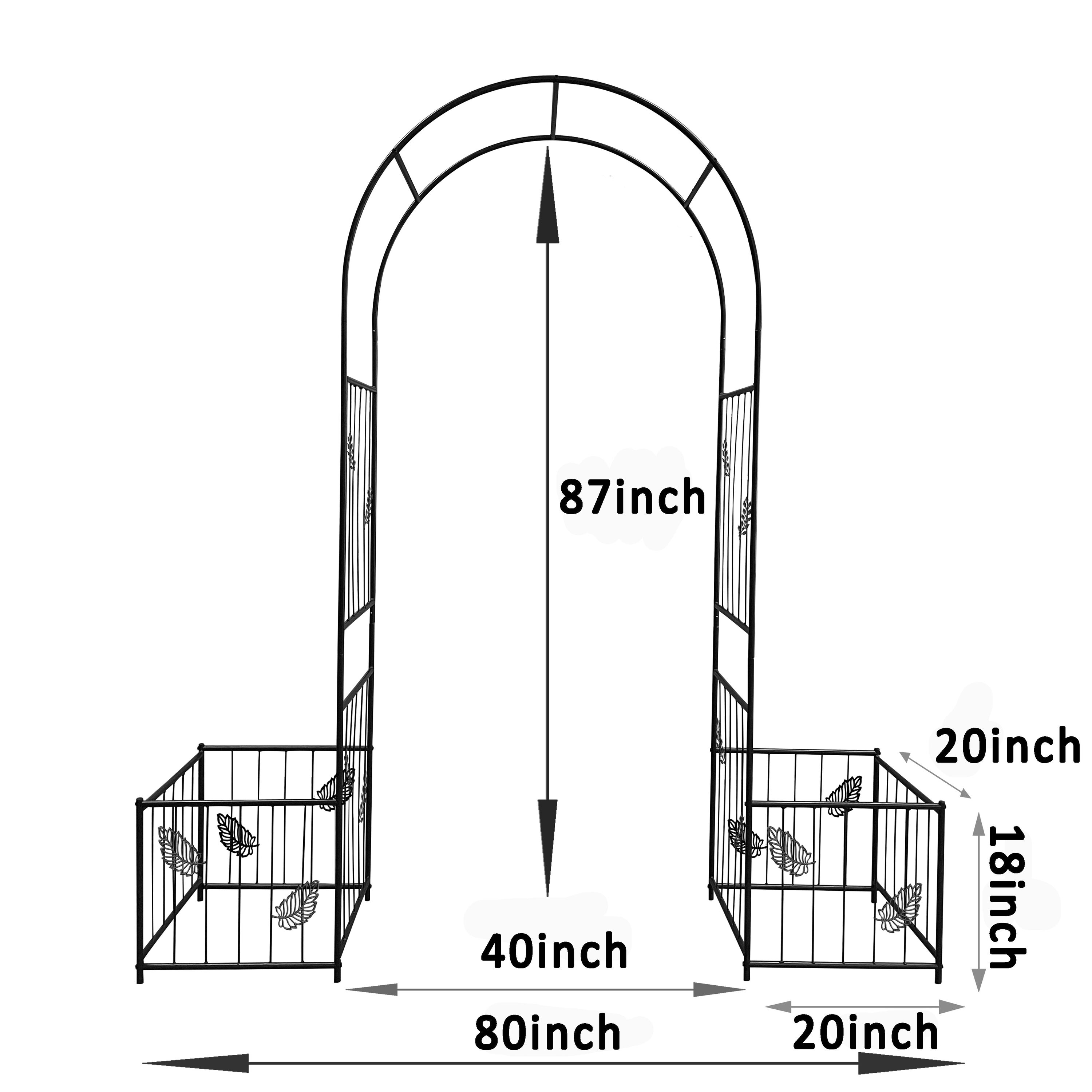 Kahomvis WS-QPT2-045 Garden-Trellis - View #3