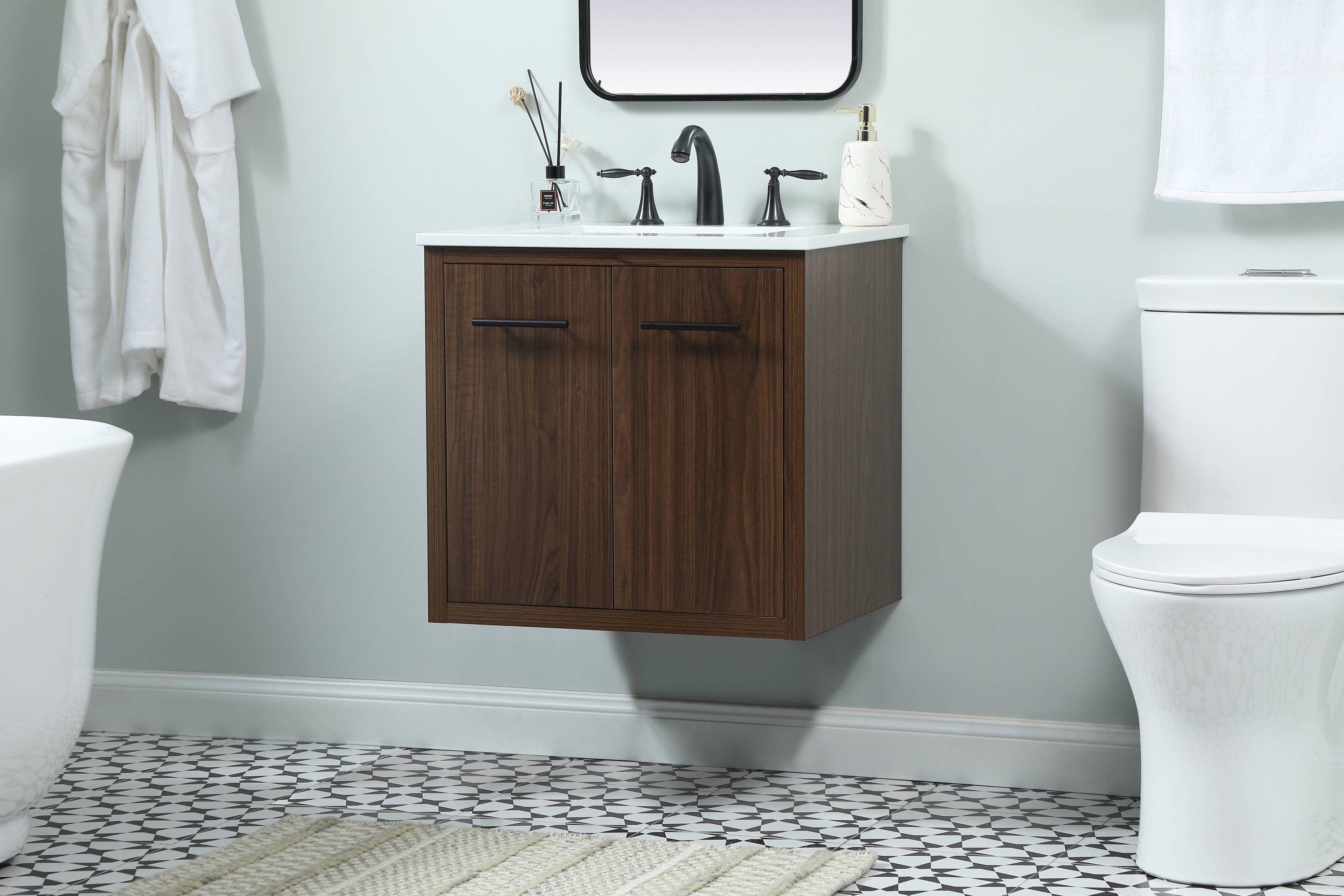 Elegant Decor HF144072MWT Bath-Vanity-Combo - View #6