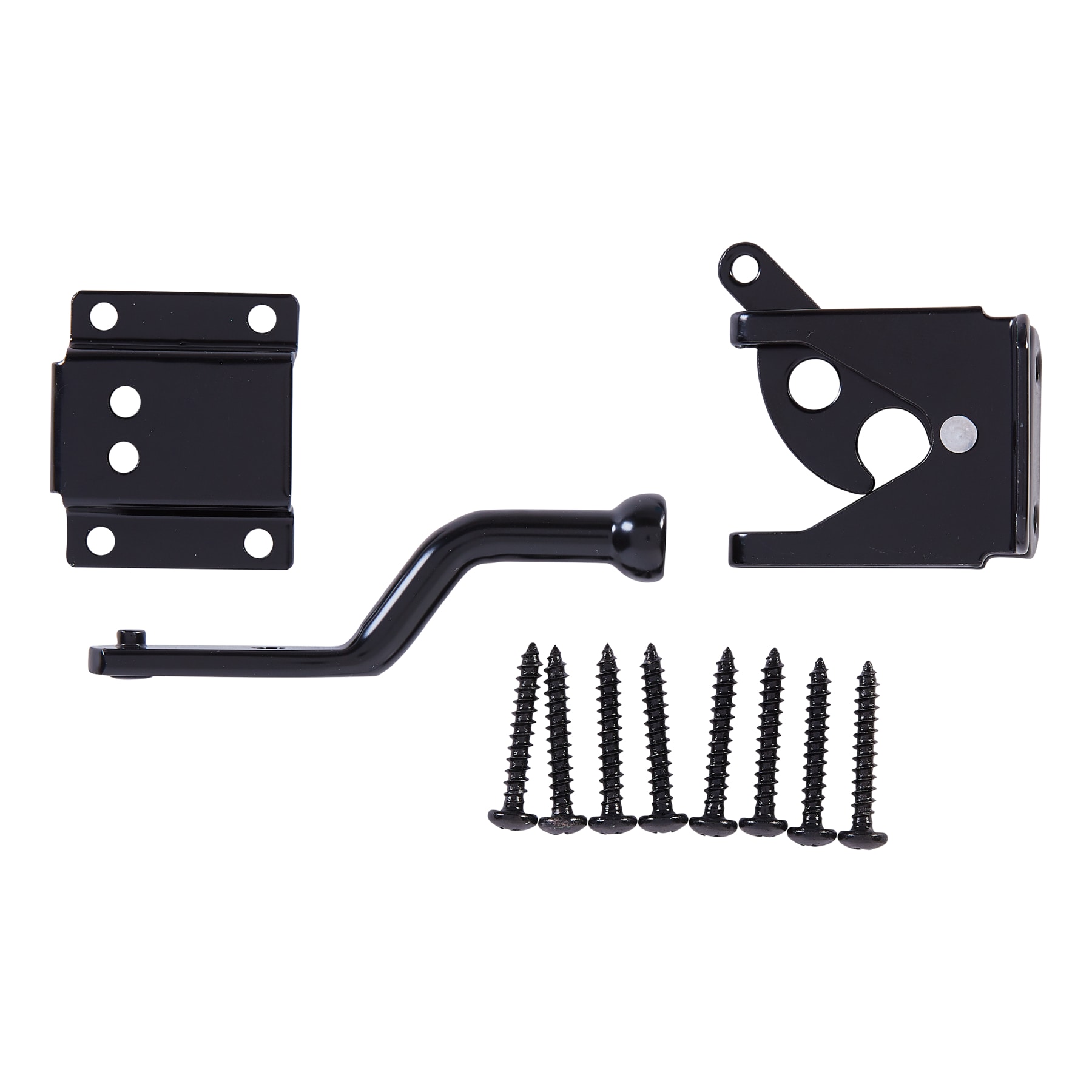 National Hardware 4-in Black Gate Latch N342-626 at Lowes.com