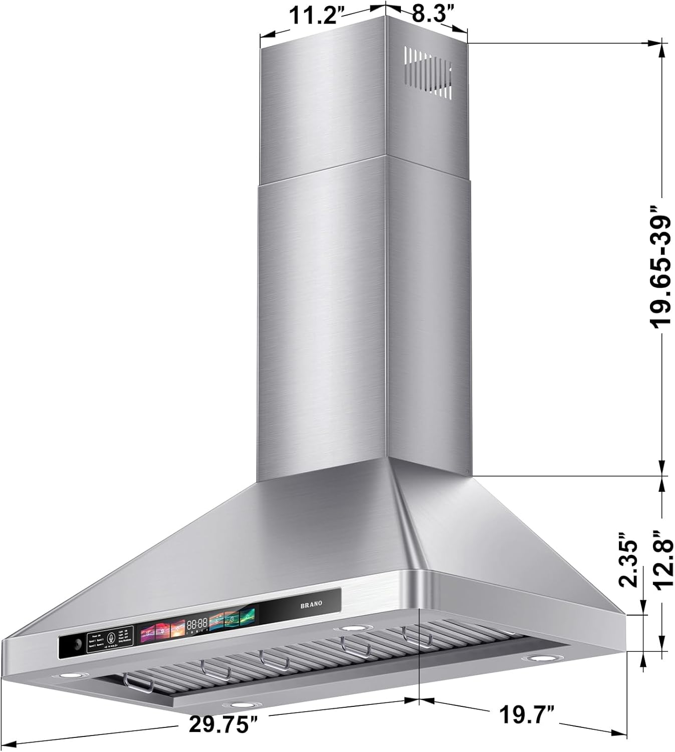 CESICIA RBI-65 Wall-Mounted-Range-Hoods - View #4