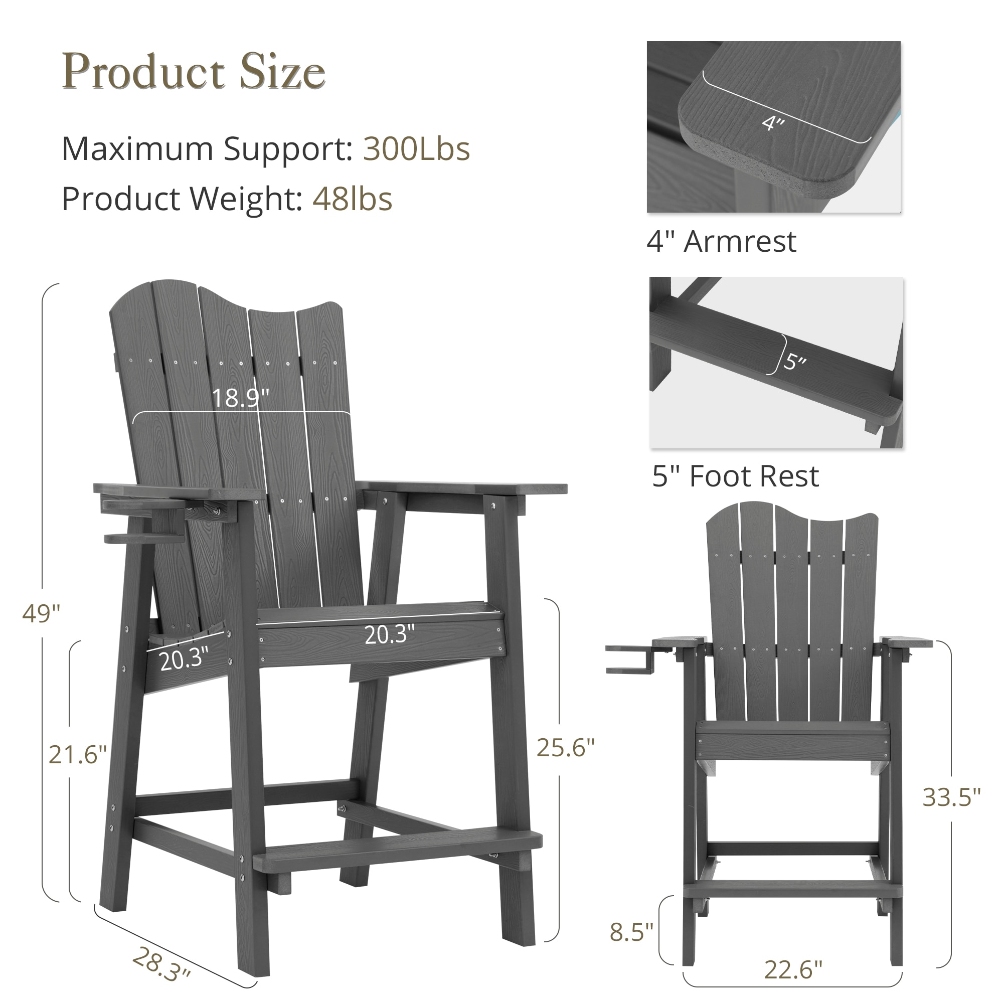 LUE BONA 2LB23PC0009-300LS Patio-Chairs - View #5