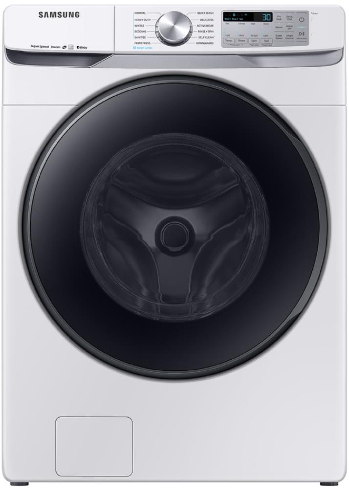 Samsung WF50R8500AW Smart 5-cu ft High Efficiency Stackable Steam Cycle Front-Load Washer (White) ENERGY STAR