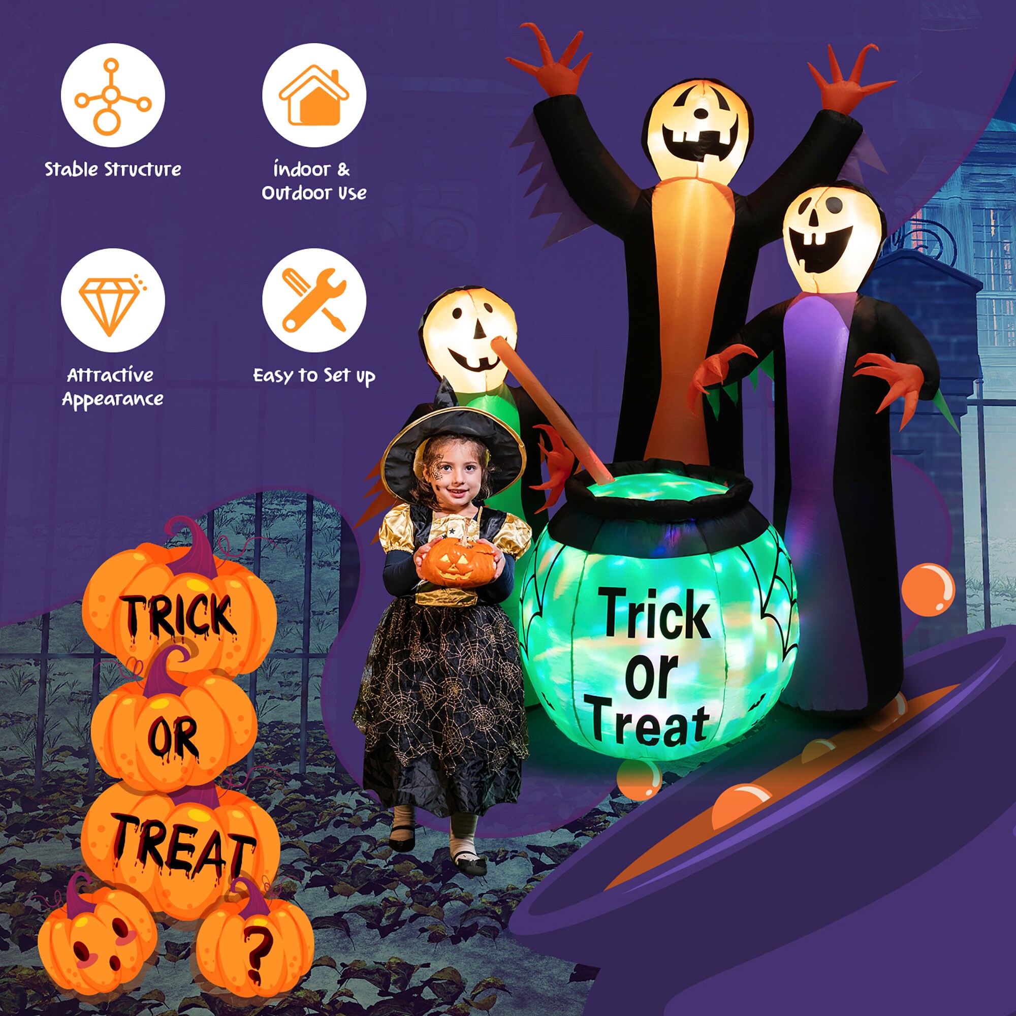 Costway TX10013US Outdoor-Halloween-Decor - View #5