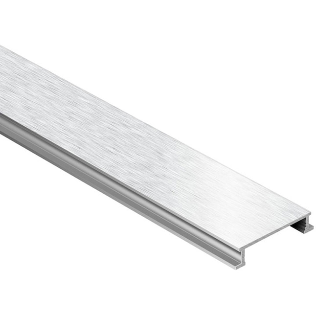 Schluter Systems Designline 0.25-in W x 98.5-in L Stainless Steel Tile Edge Trim Schluter Systems Designline 0.25-in W x 98.5-in L Stainless Steel Tile Edge Trim