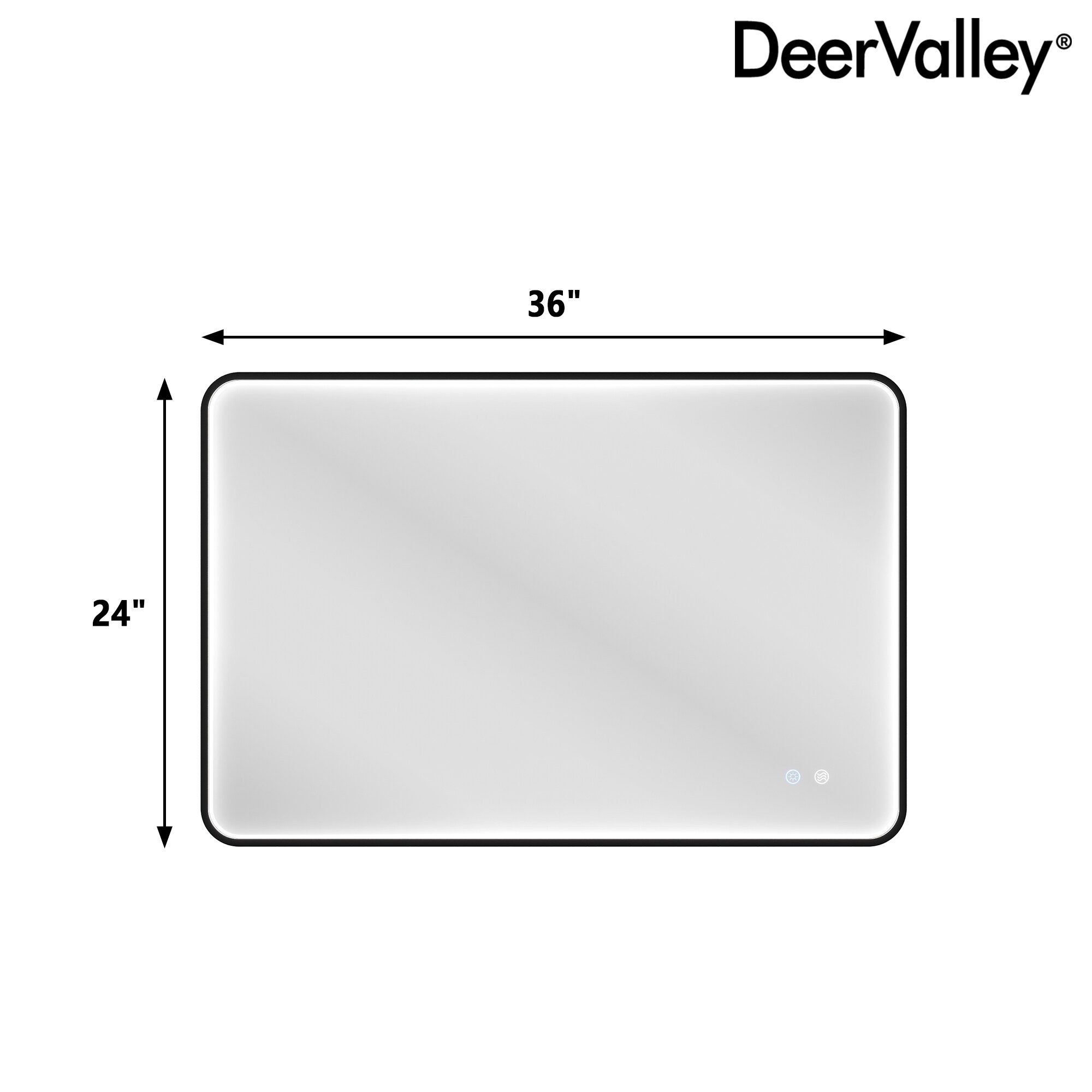 DeerValley DV-1VM0311 Framed-Bath-Mirrors - View #11