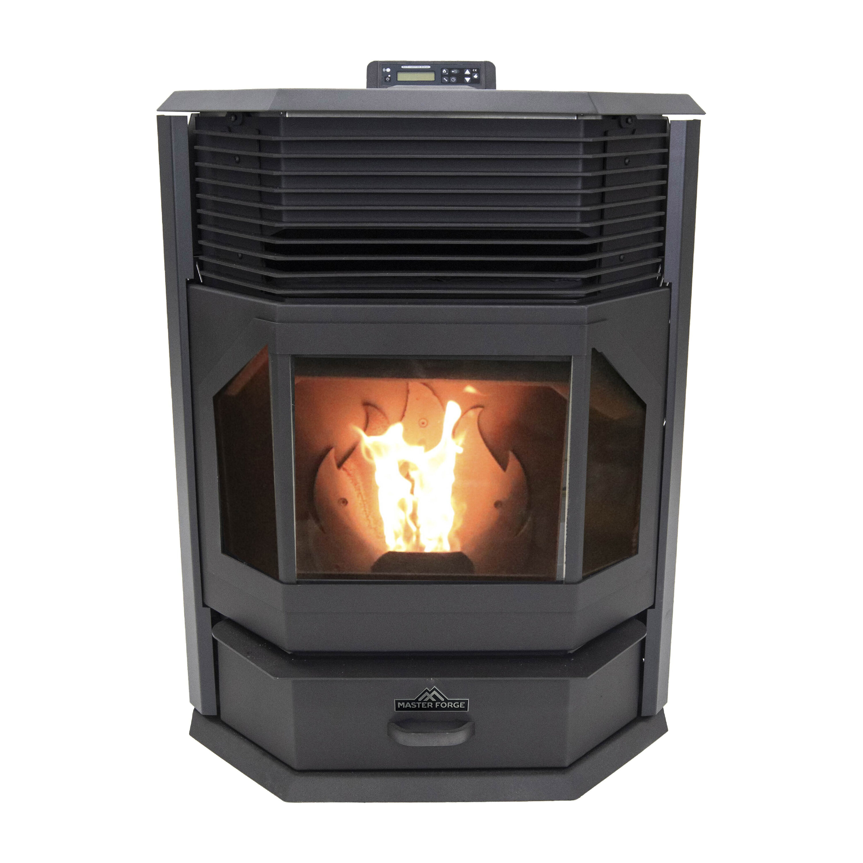 Master Forge H3W80XL-MF 2500-sq ft Pellet stove with 80-lb Hopper (EPA Approved)