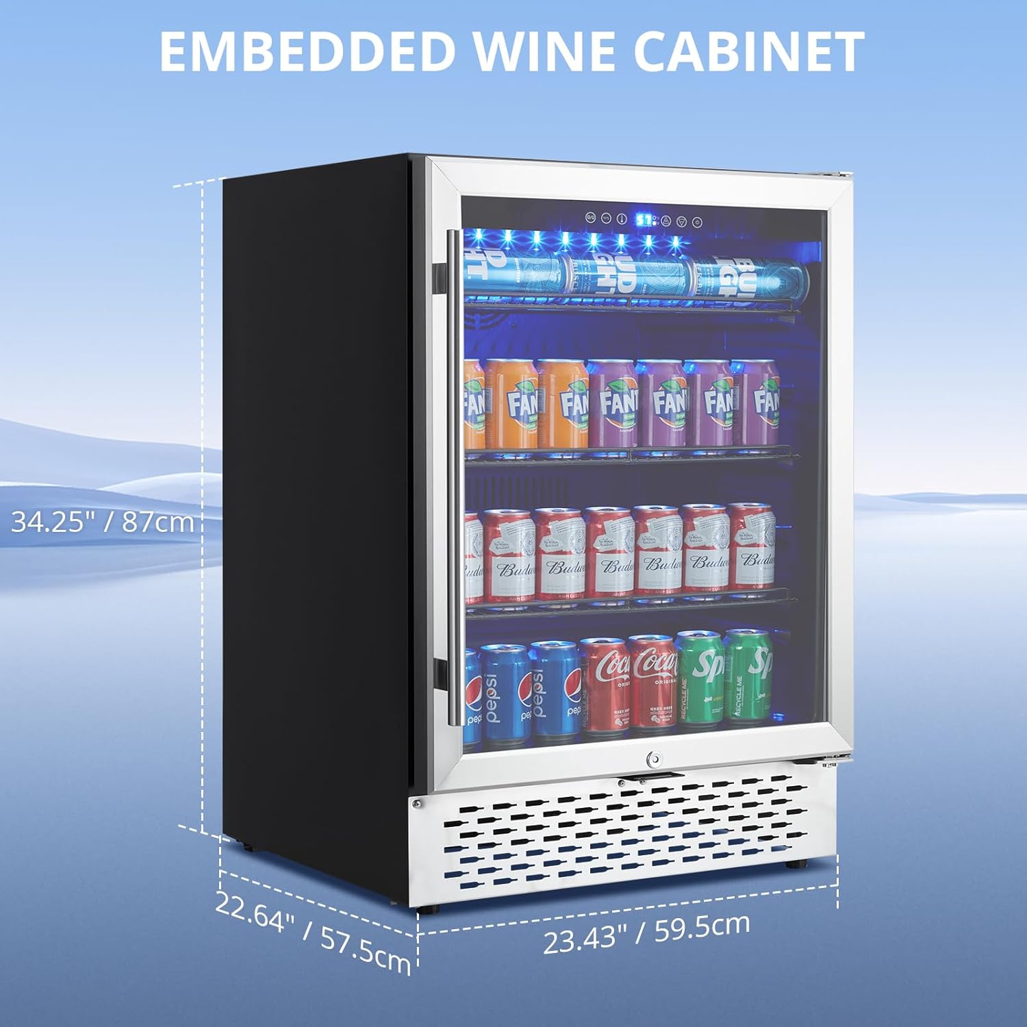 Garvee CBV-MUZZPEDRS60T6E6E Commercial-Refrigerators - View #3