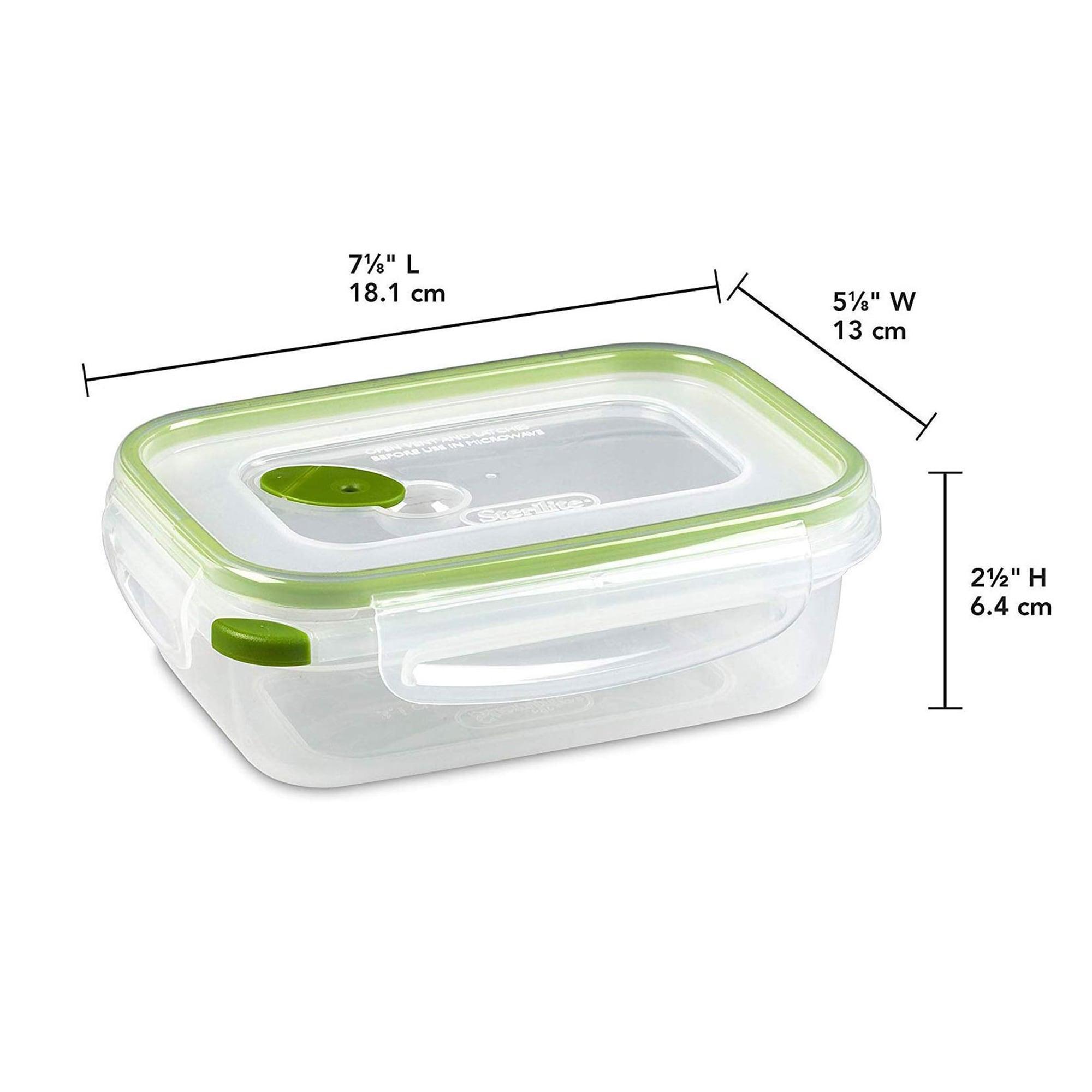 Life Story 6-Pack Multisize Plastic BPA-Free Reusable Food Storage Container  with Lid in the Food Storage Containers department at