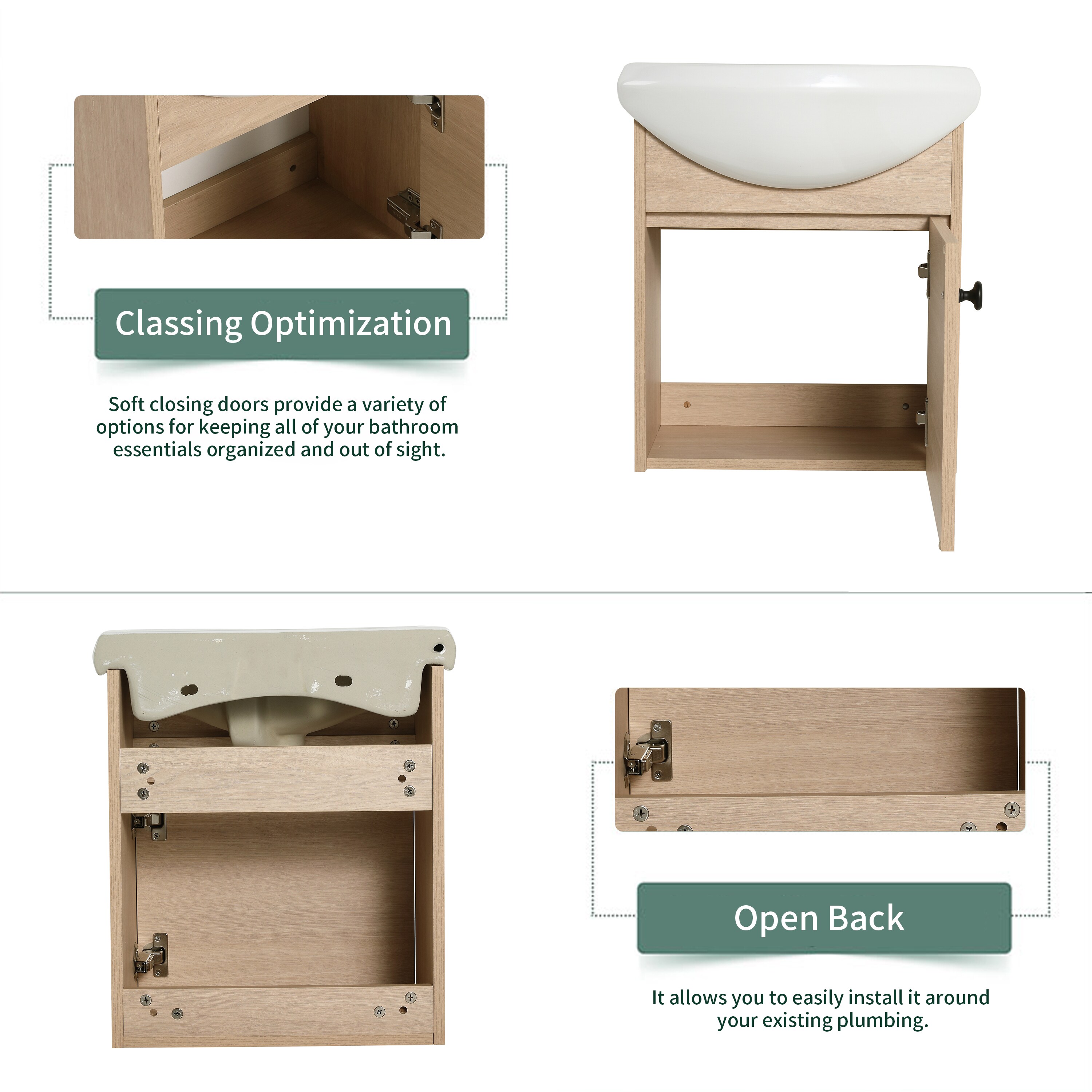 WELLFOR GLEM-59248 Bath-Vanity-Combo - View #7